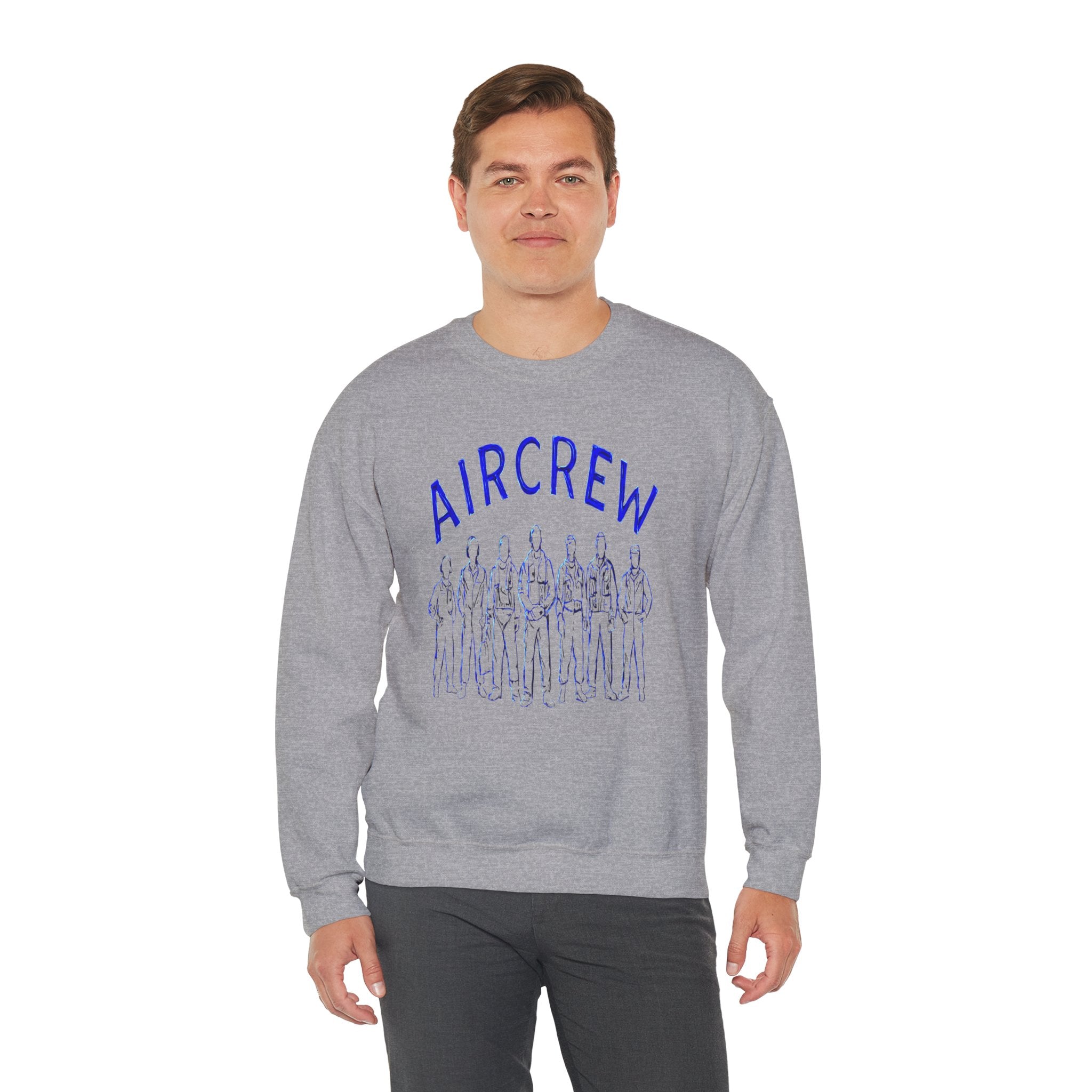 Aircrew Graphic Sweatshirt — Crewneck Pilot & Flight Crew Design