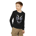 Mischievous Grinning Face Graphic Tee