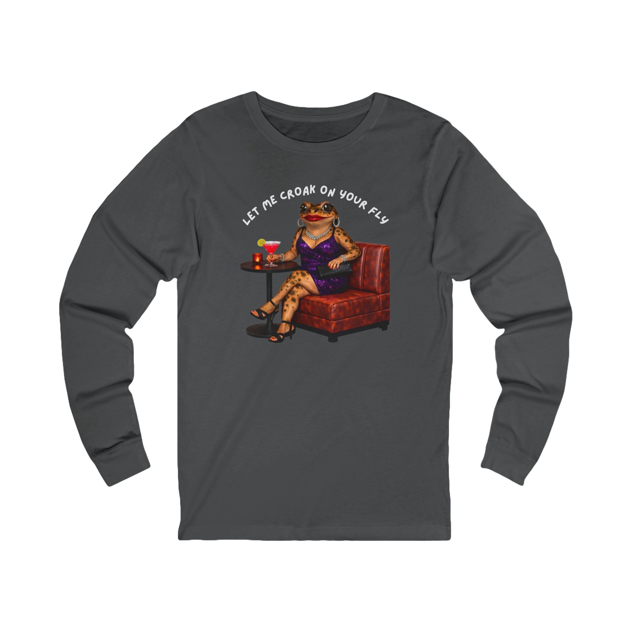 "Let Me Croak On Your Fly" Lounge Frog Graphic