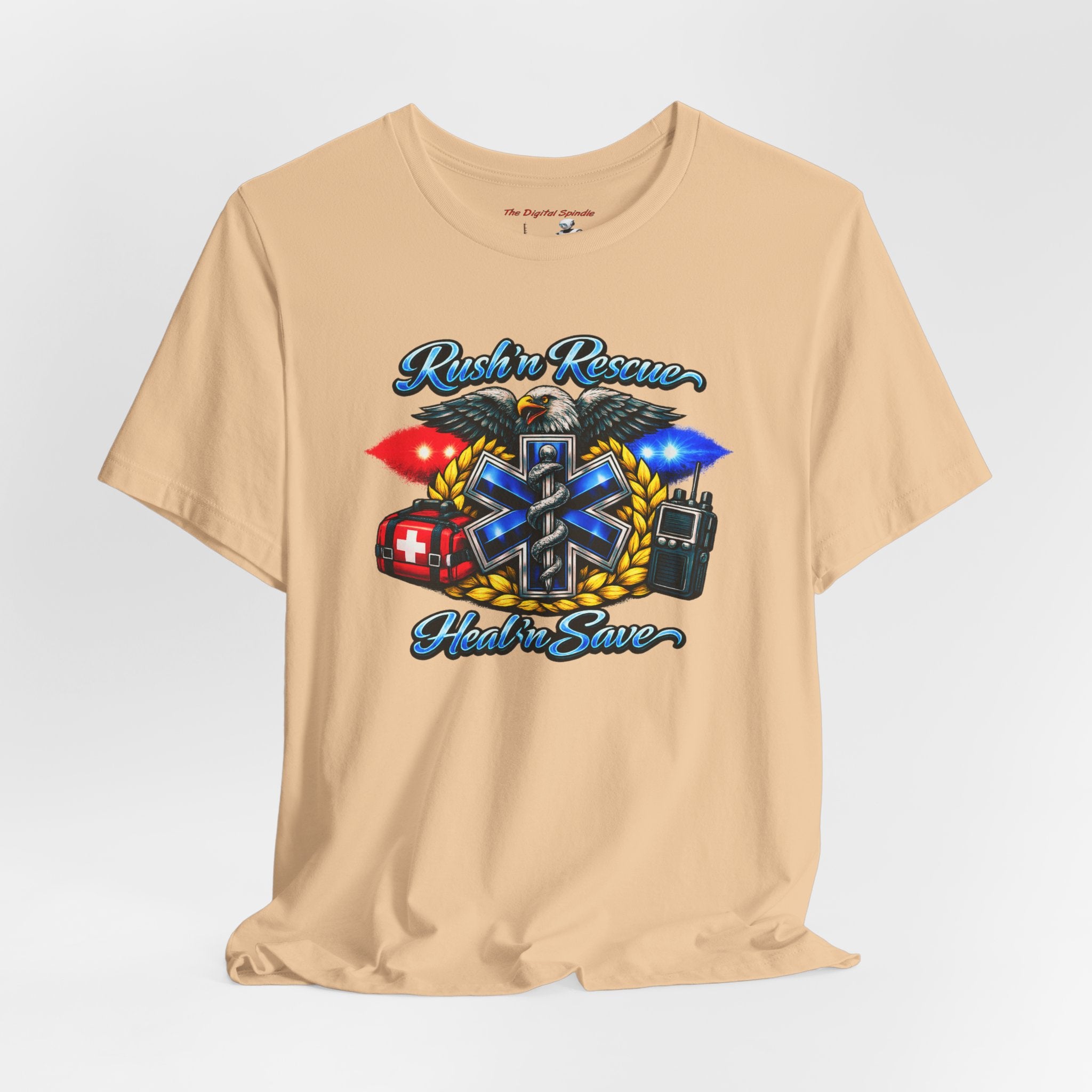 Rescue Responder EMT Star of Life T-Shirt - Paramedic Medic Emergency Medical Tee