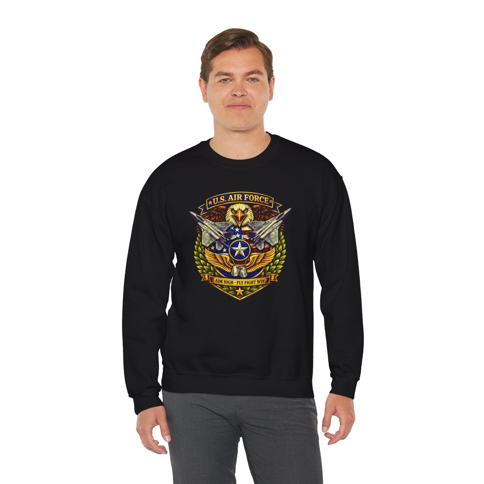 U.S. Air Force Aim High, Fly Fight Win Crewneck Sweatshirt