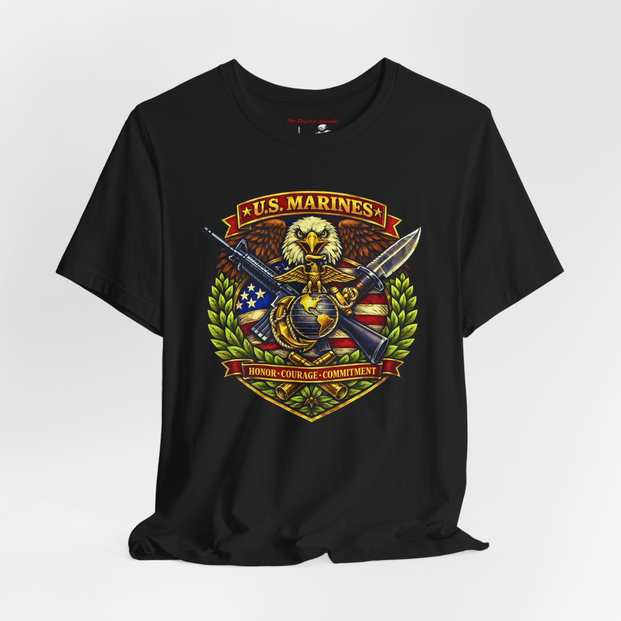 U.S. Marines Honor Courage Commitment Tee