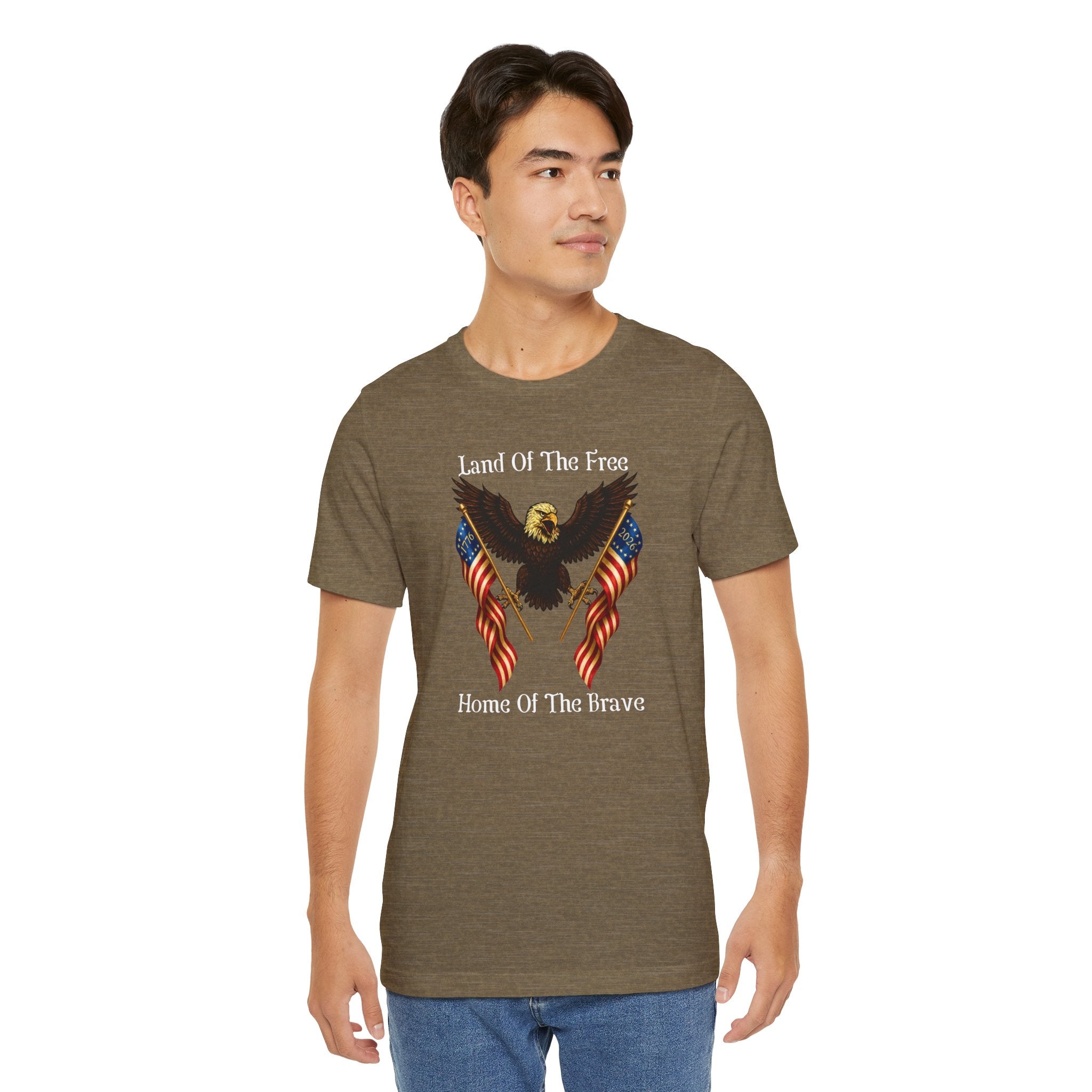 "Land of the Free, Home of the Brave" T‑Shirt