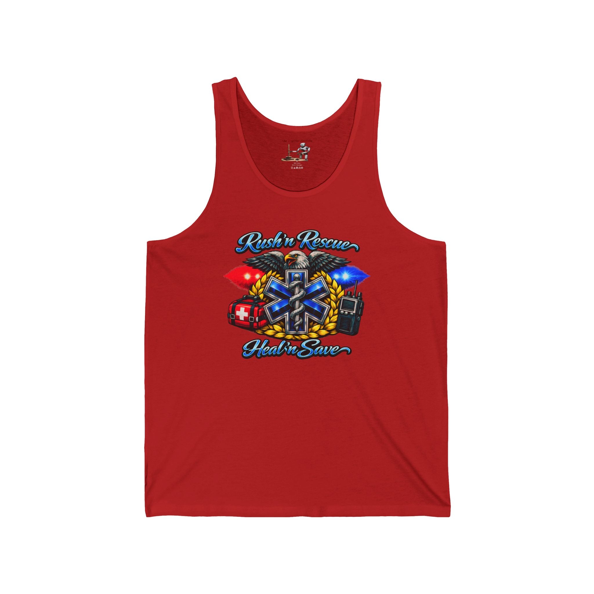 "Rush & Rescue" EMS Pride Tank Top