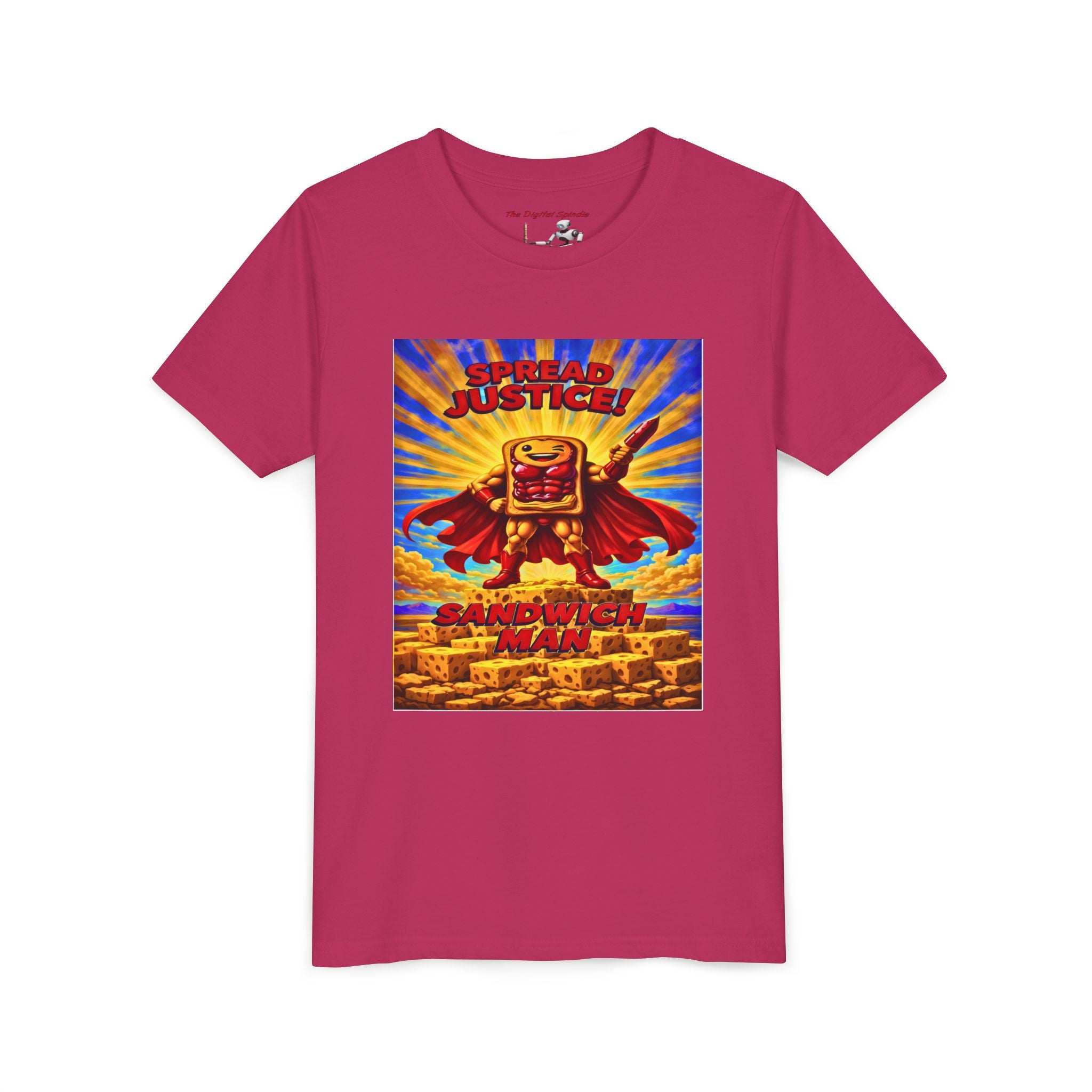Sandwich Man Superhero Graphic