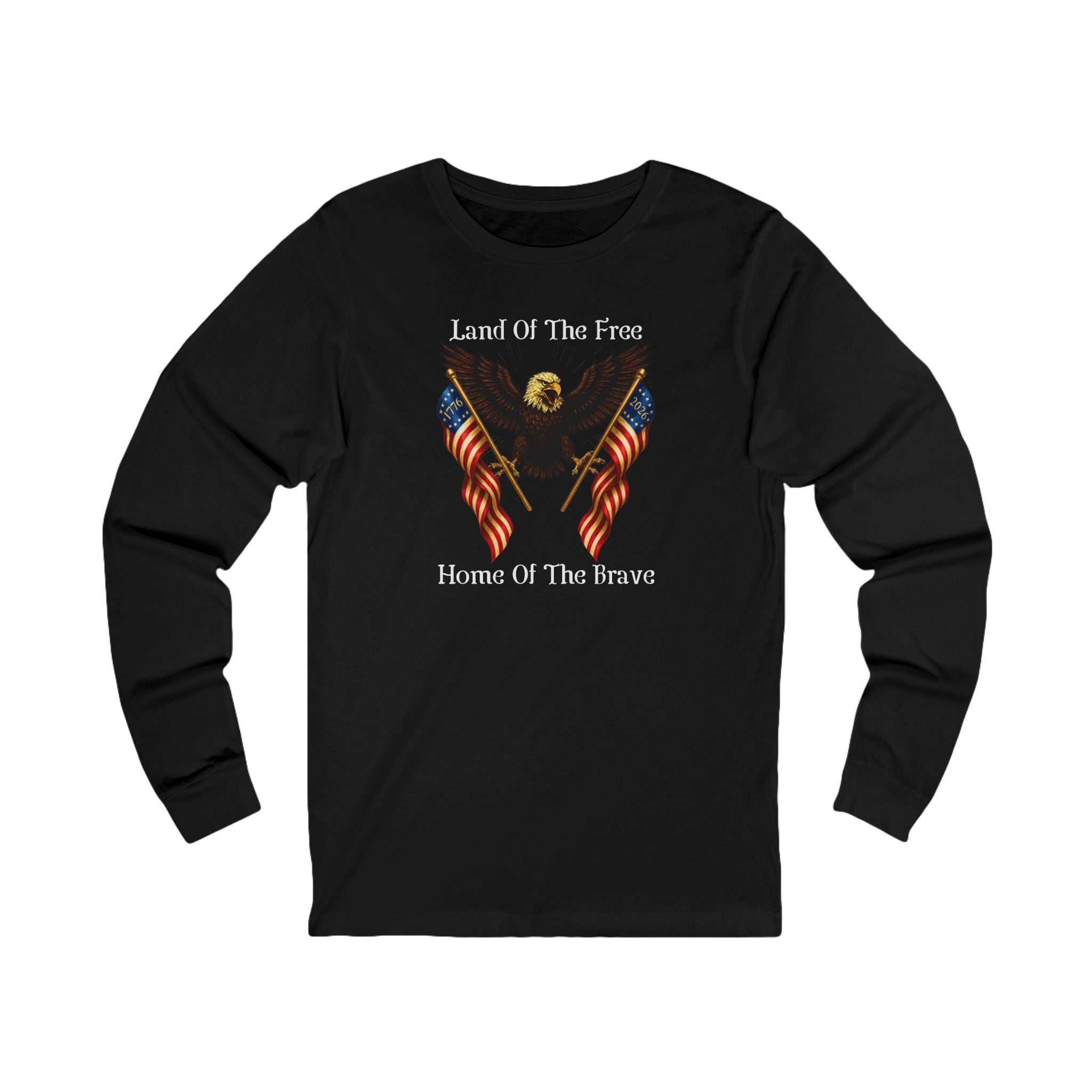 'Land of the Free, Home of the Brave' Long Sleeve Tee