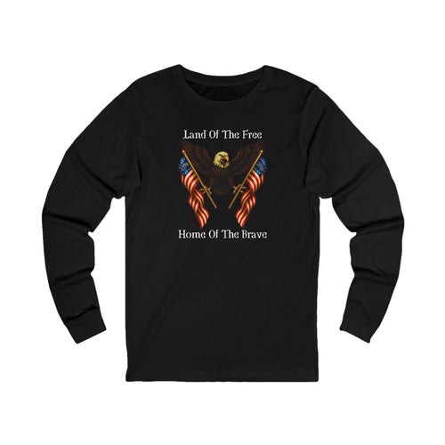 'Land of the Free, Home of the Brave' Long Sleeve Tee