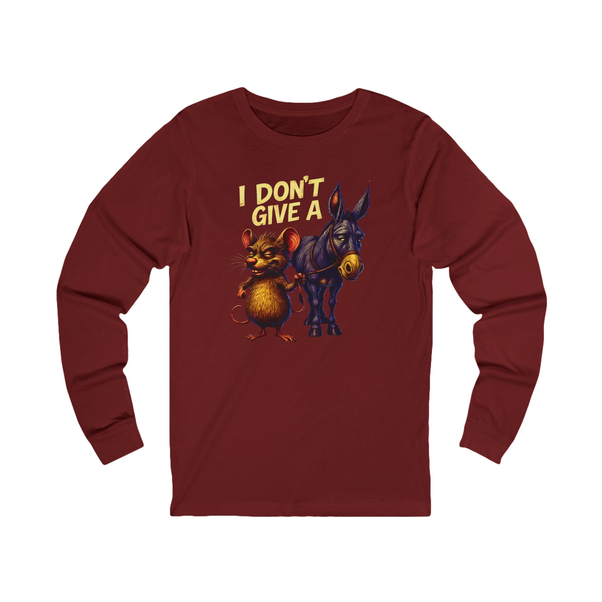 Funny Rat and Donkey Long Sleeve Tee