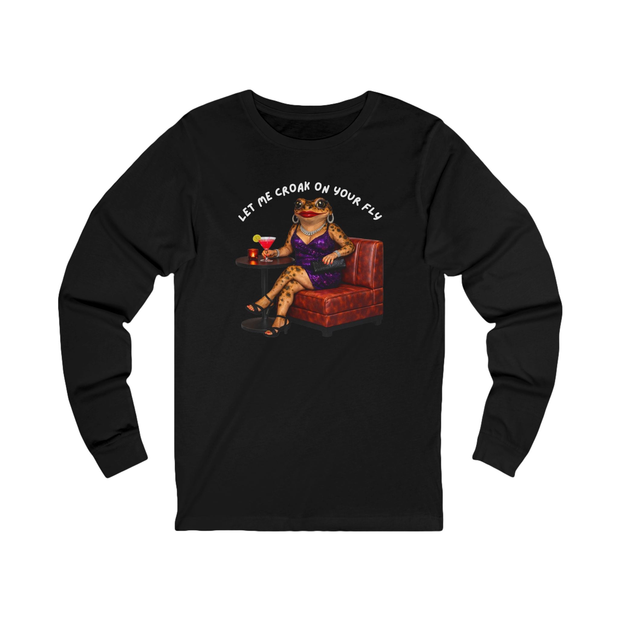 "Let Me Croak On Your Fly" Lounge Frog Graphic