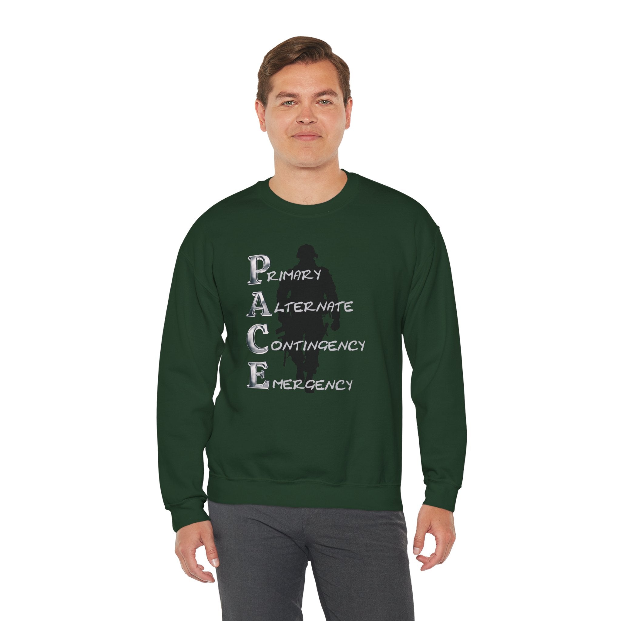 PACE Military Silhouette Crewneck Sweatshirt
