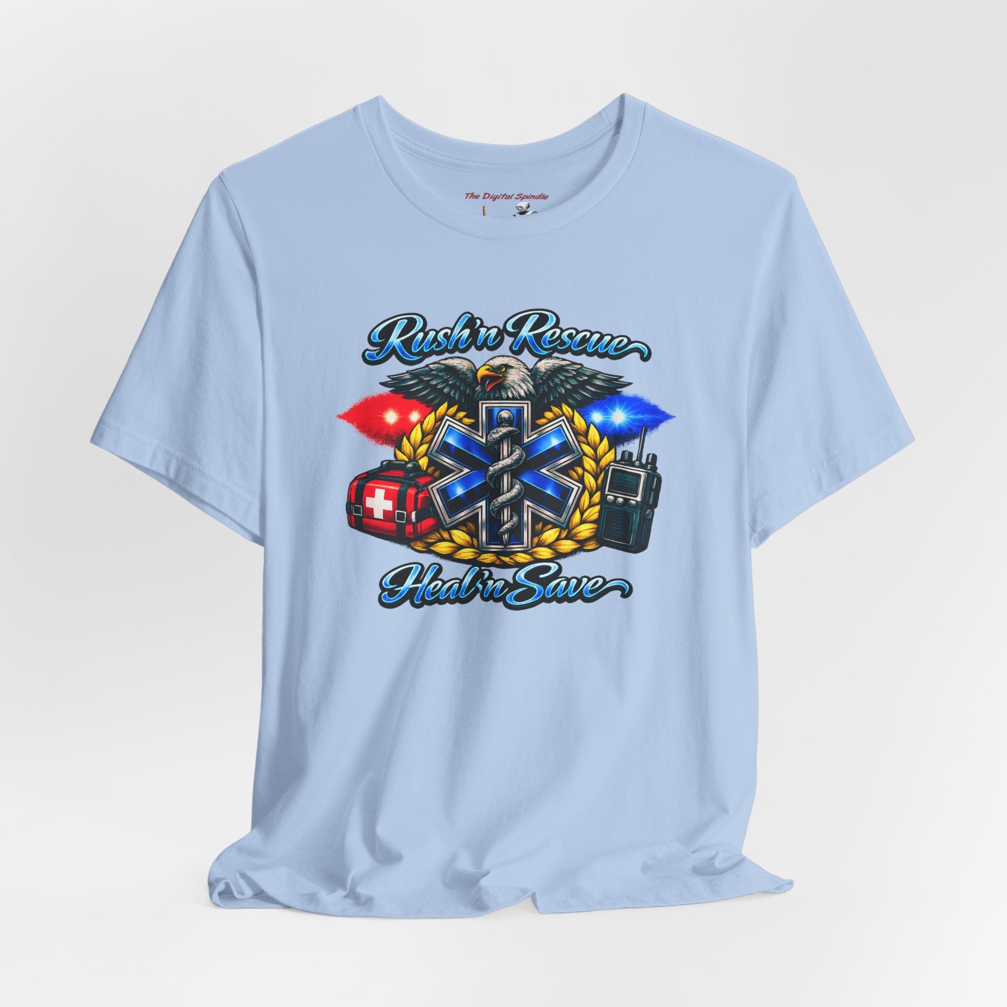 Rescue Responder EMT Star of Life T-Shirt - Paramedic Medic Emergency Medical Tee