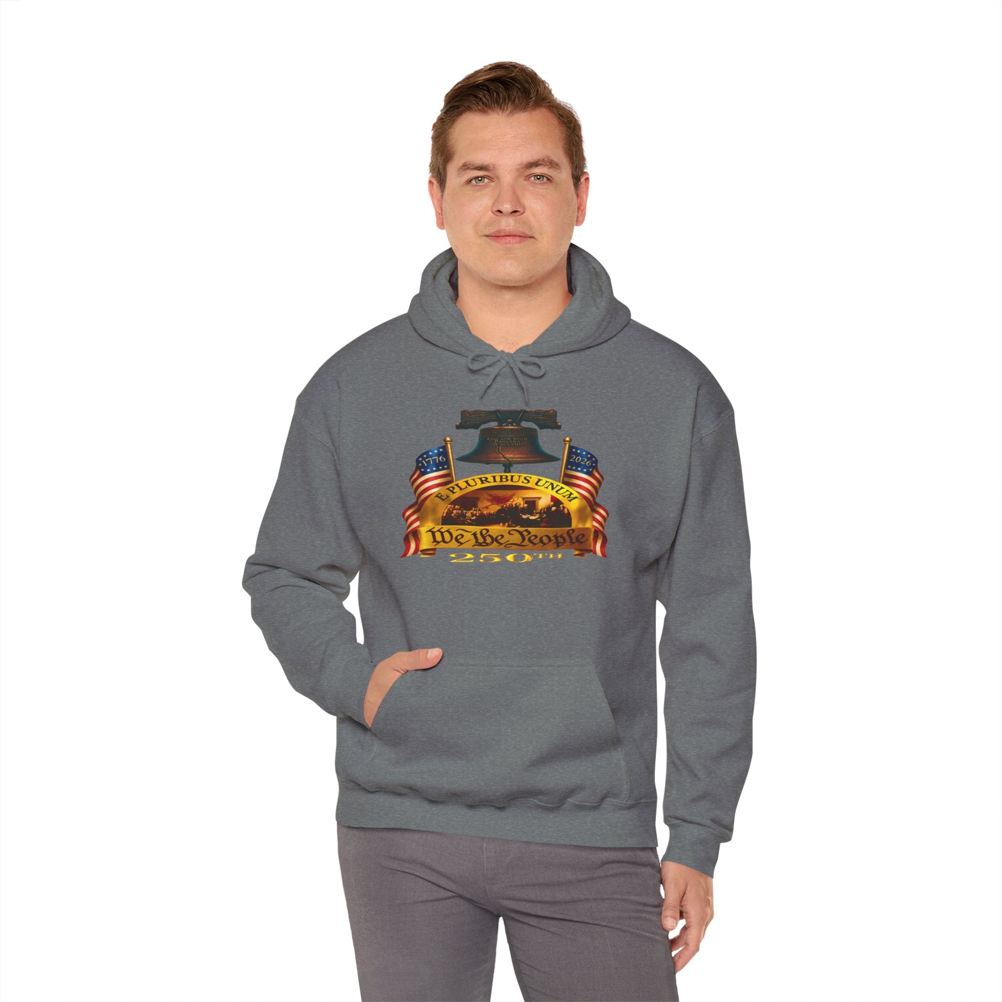 We The People Liberty Bell Hoodie – Patriotic American Flag Sweatshirt