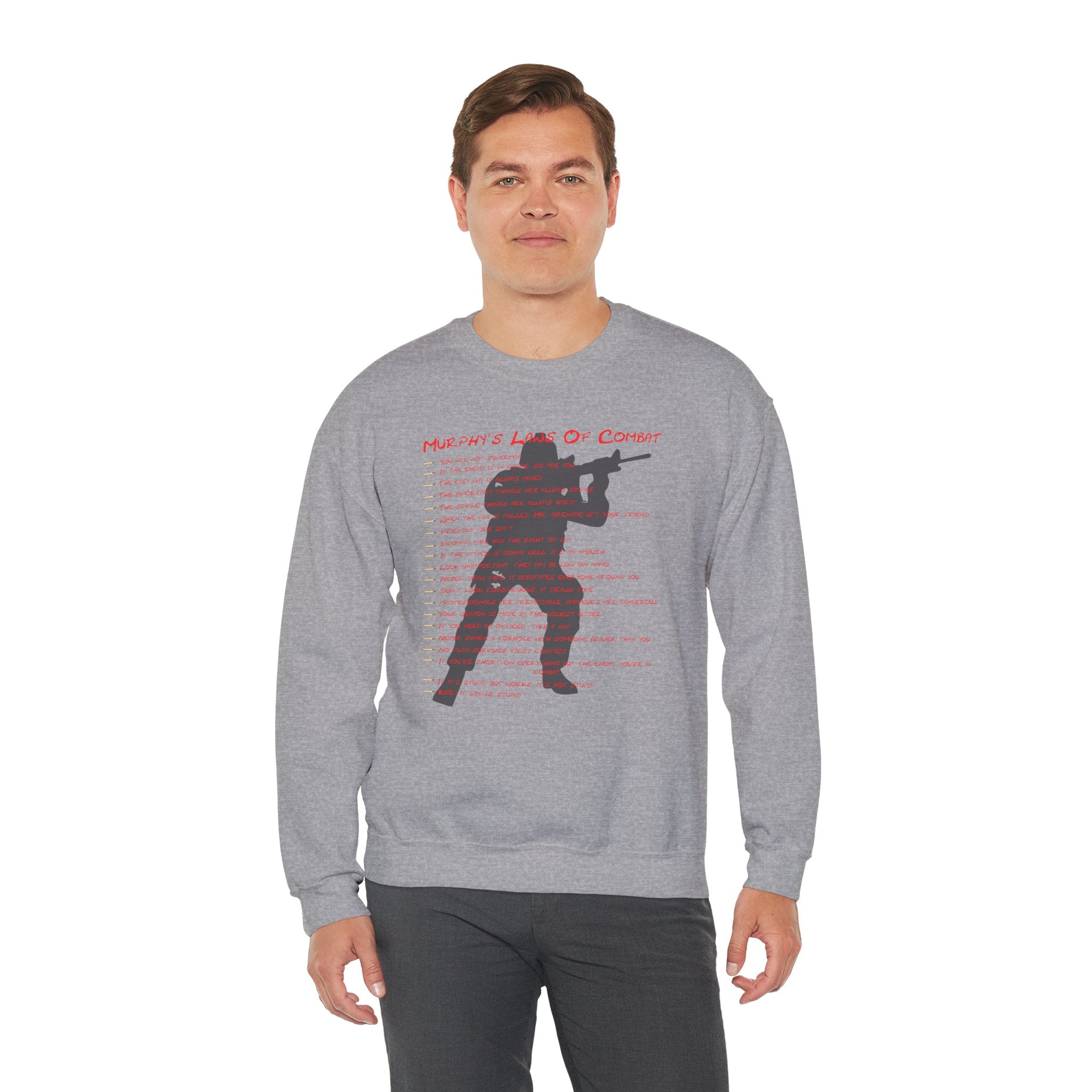 Murphys Laws Of Combat Crewneck Sweatshirt