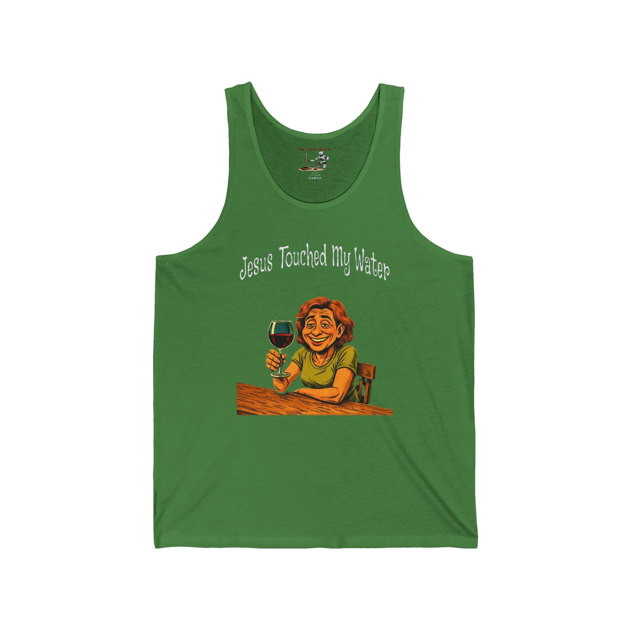 Jesus Touched My Water Tank Top — Funny Christian Wine Lover Tank