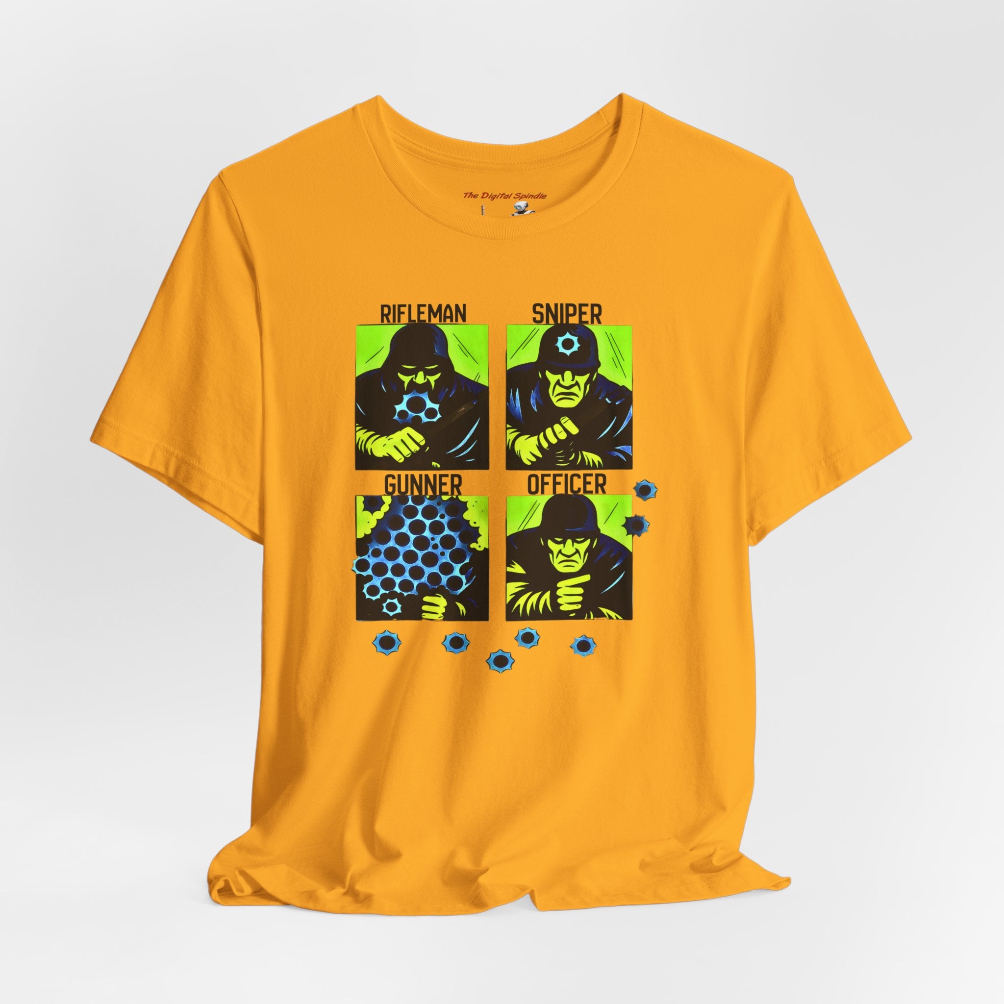 Shooting Range Graphic Tee — Rifleman Sniper Gunner Officer Design