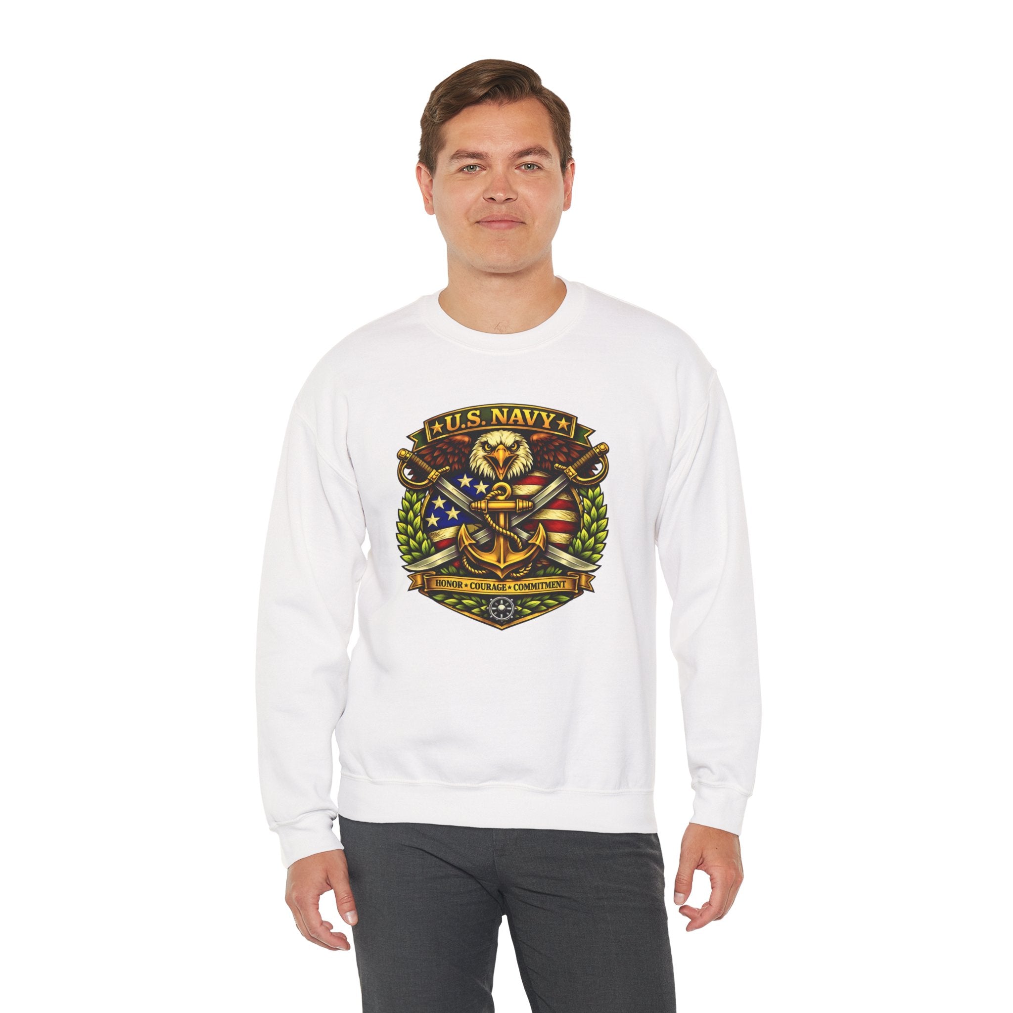 U.S. Navy Honor, Courage, Commitment Crewneck Sweatshirt