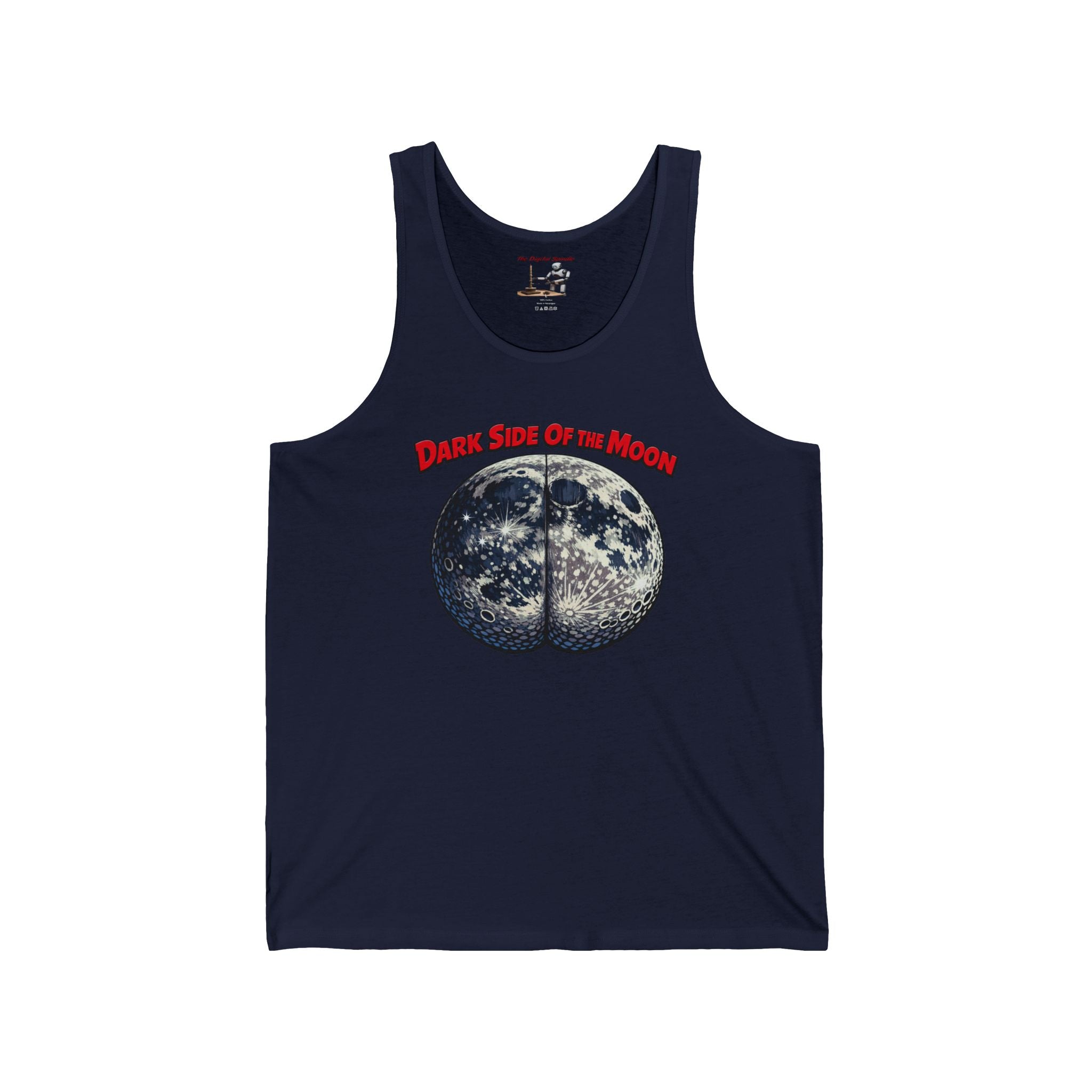 Moon Butt Tank Top - "Dark Side of the Moon" Retro Graphic Tank