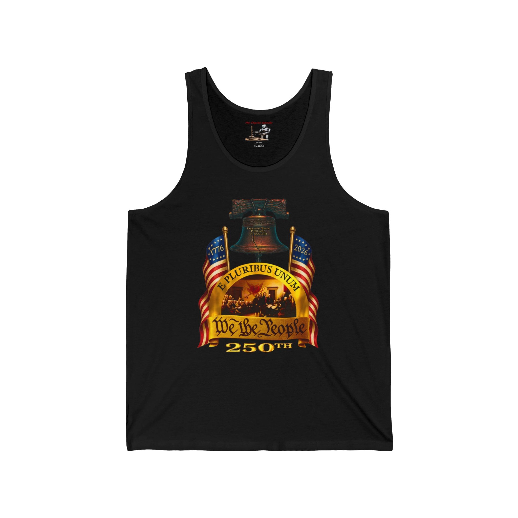 'We the People' Tank Top – 'We the People' Liberty Bell & Flags