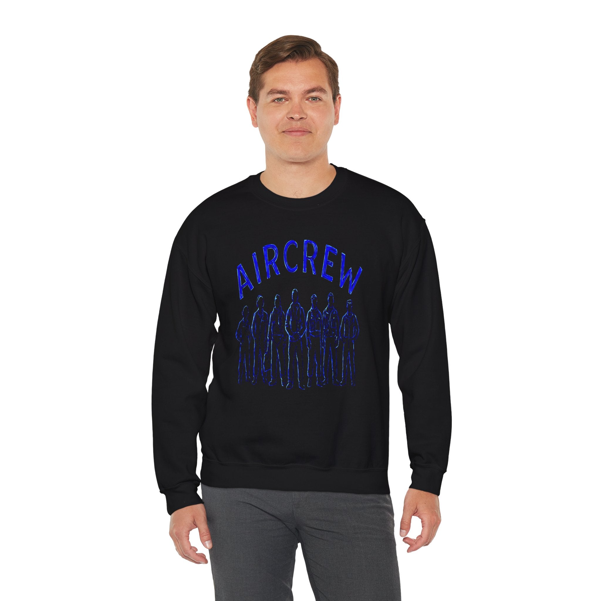 Aircrew Graphic Sweatshirt — Crewneck Pilot & Flight Crew Design