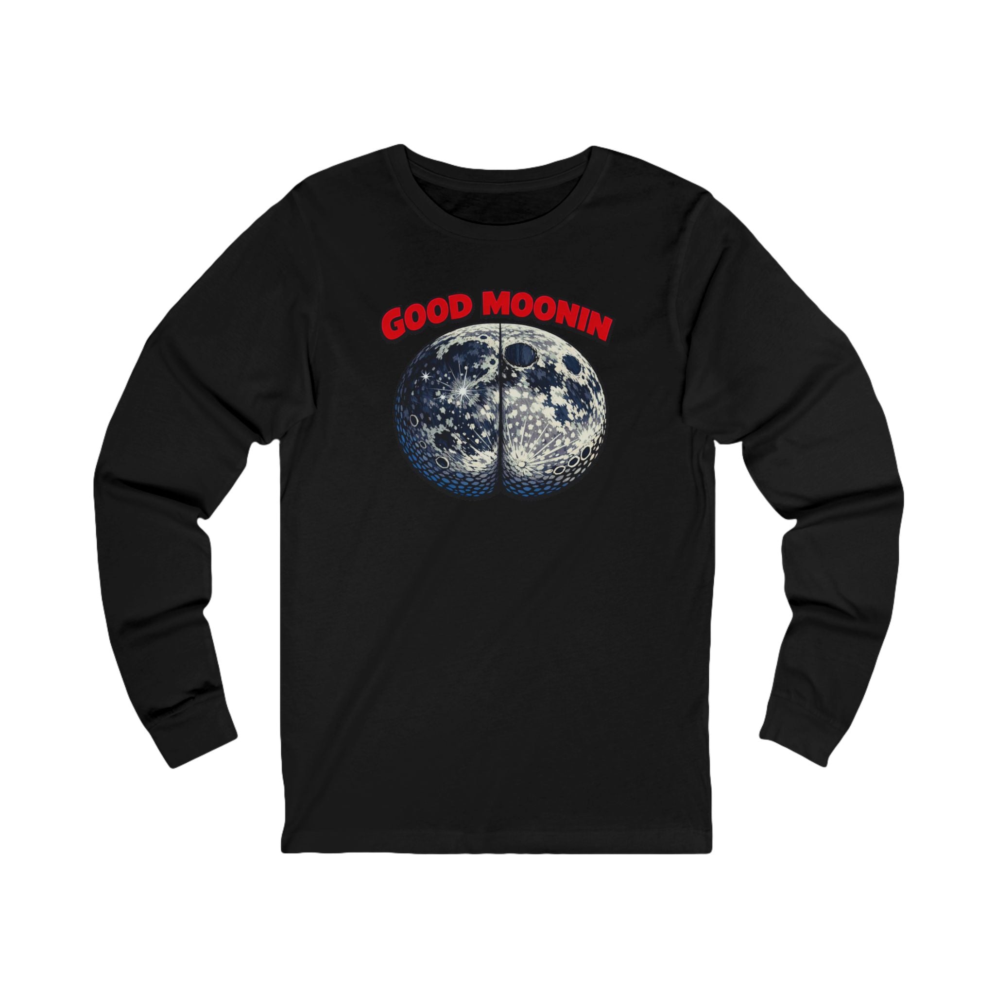 "Good Moonin" Retro Moon Graphic