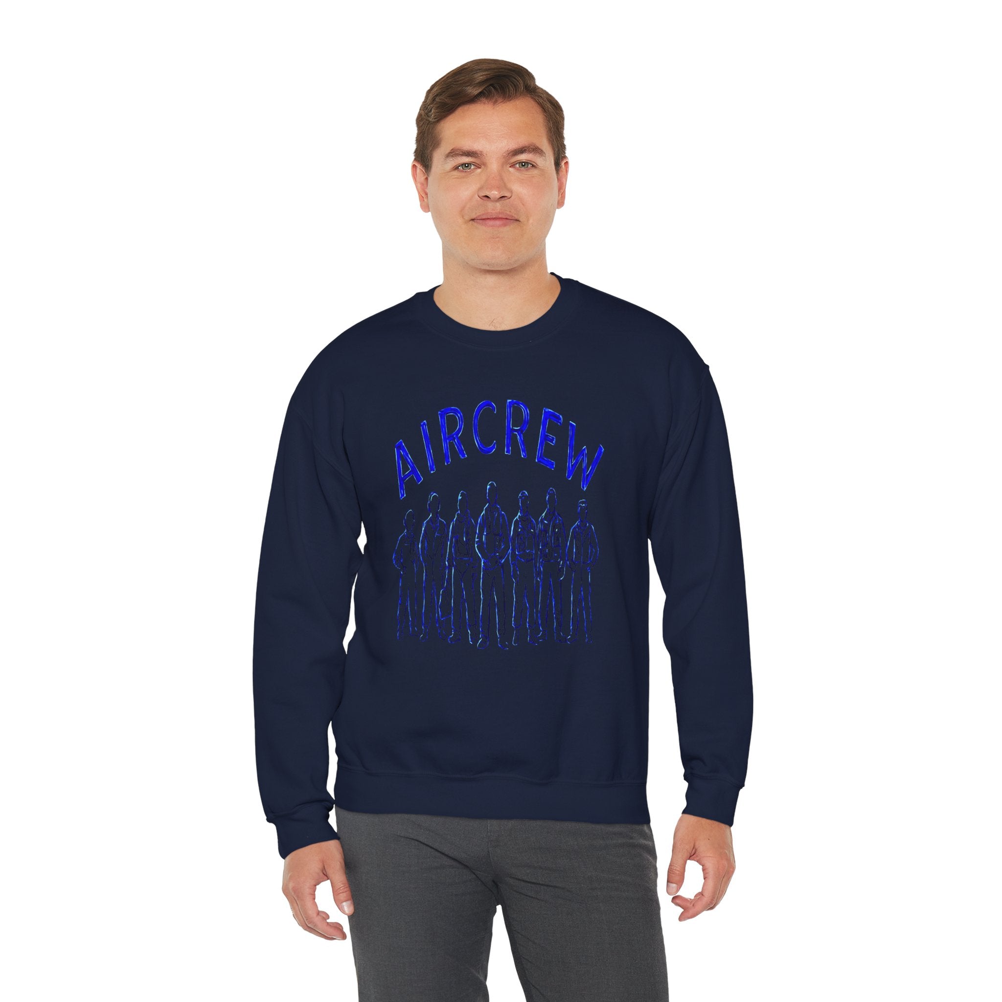 Aircrew Graphic Sweatshirt — Crewneck Pilot & Flight Crew Design