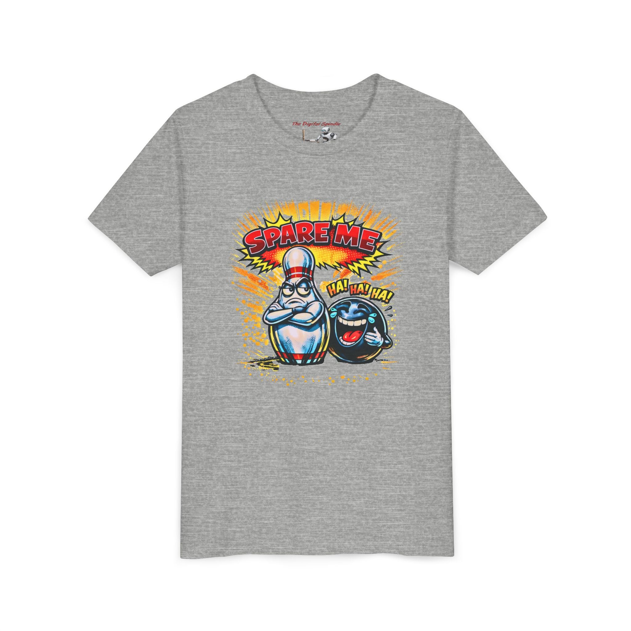 Youth Tee — Funny Bowling 'Spare Me' Graphic Shirt