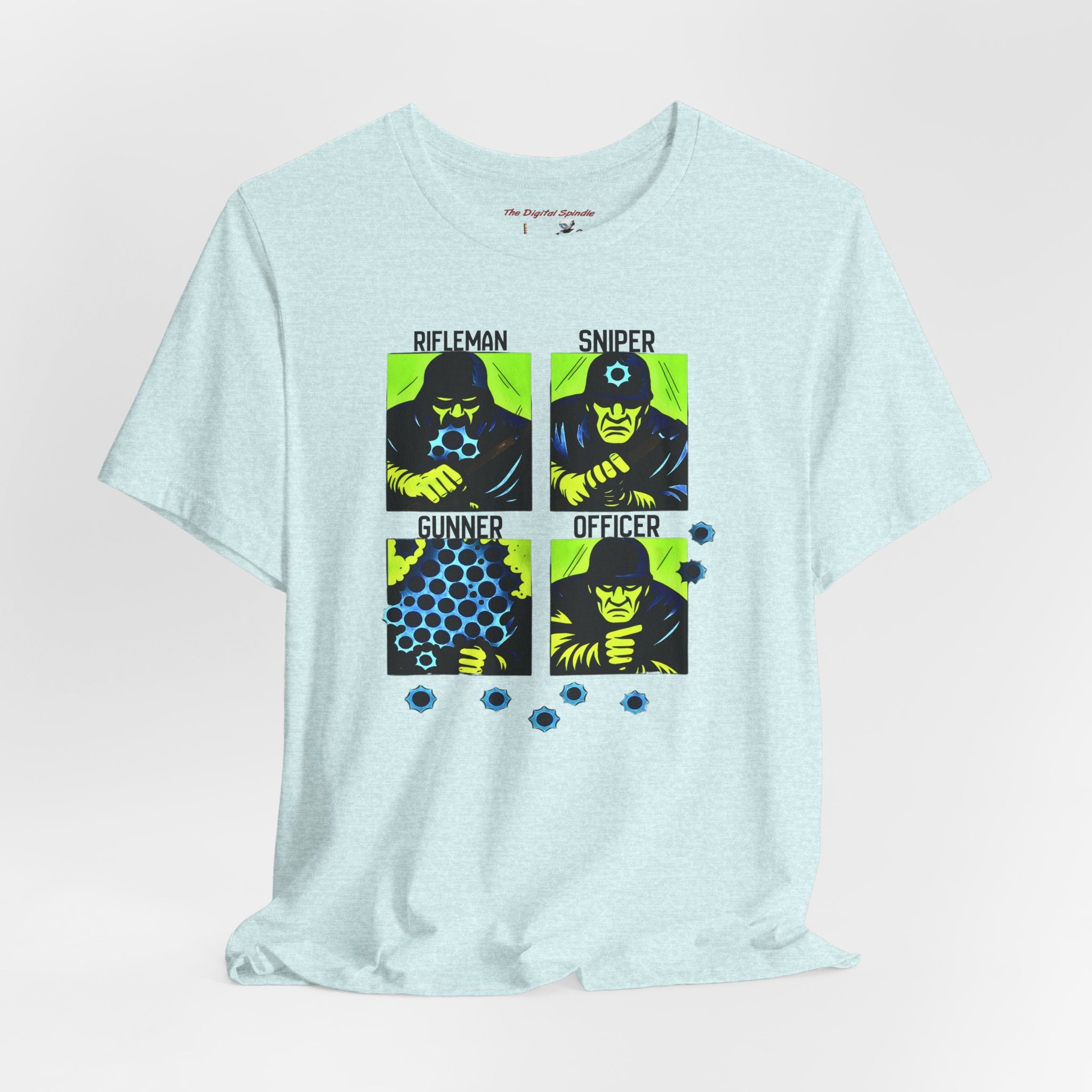 Shooting Range Graphic Tee — Rifleman Sniper Gunner Officer Design