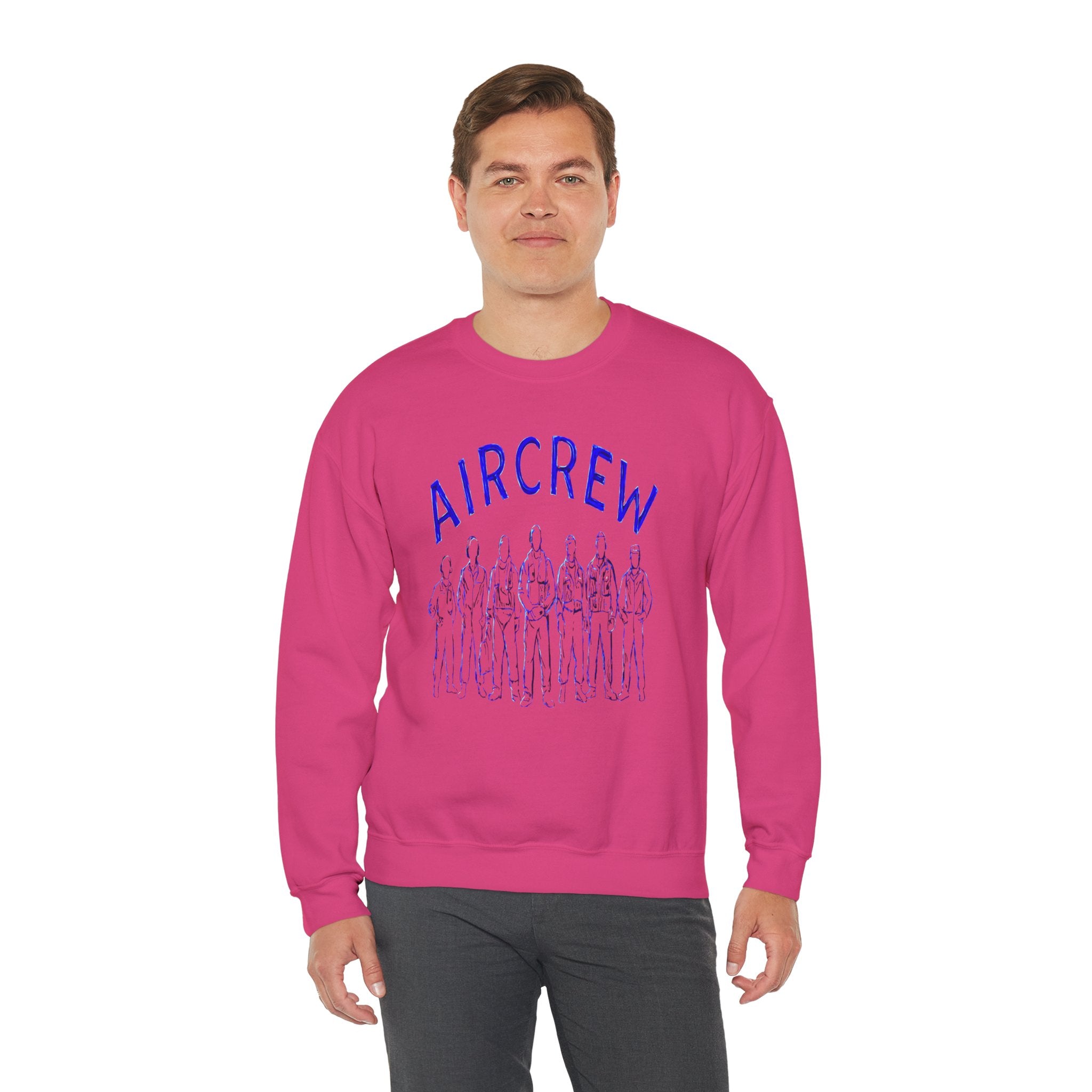 Aircrew Graphic Sweatshirt — Crewneck Pilot & Flight Crew Design
