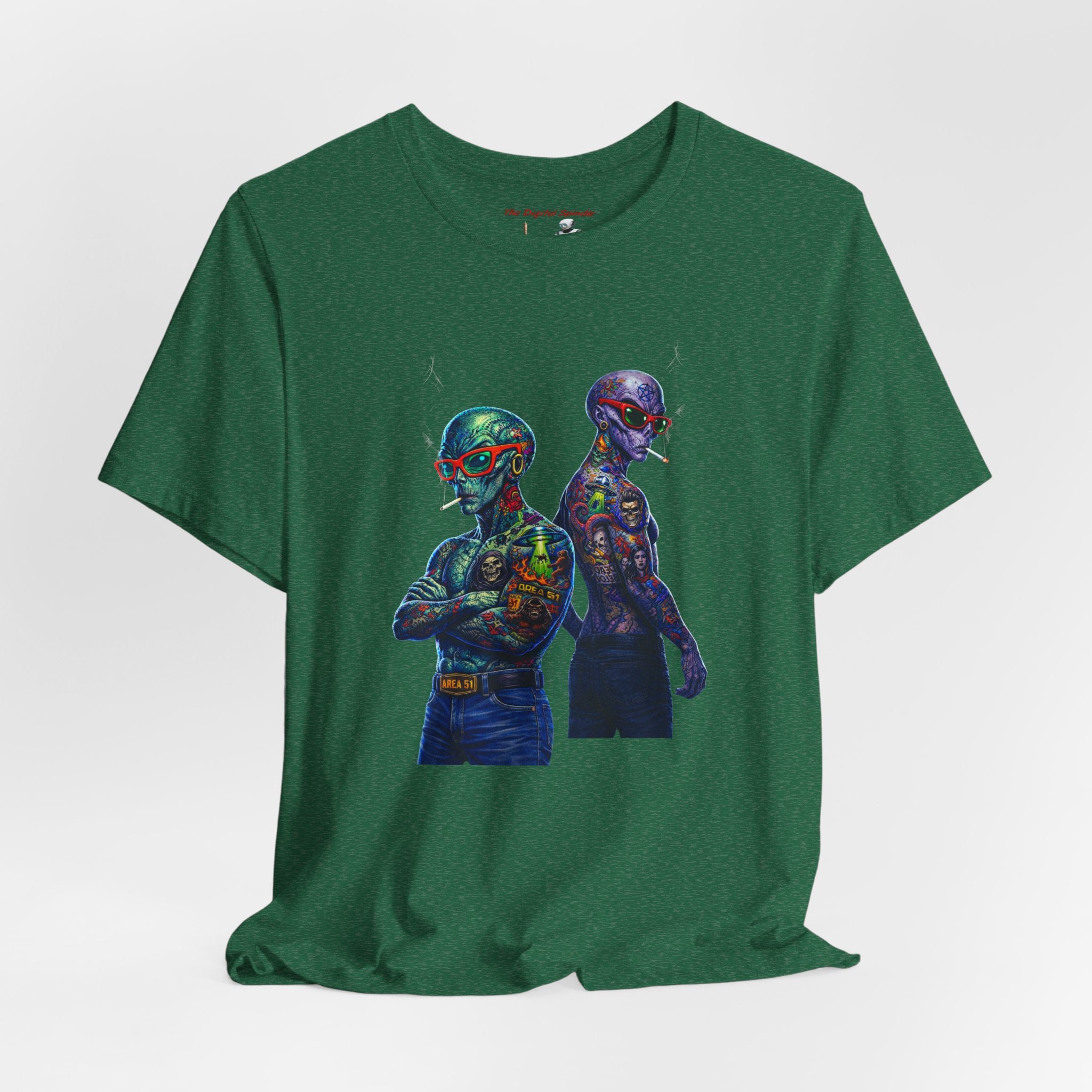 Gangster Alien Unisex Jersey Short Sleeve Tee