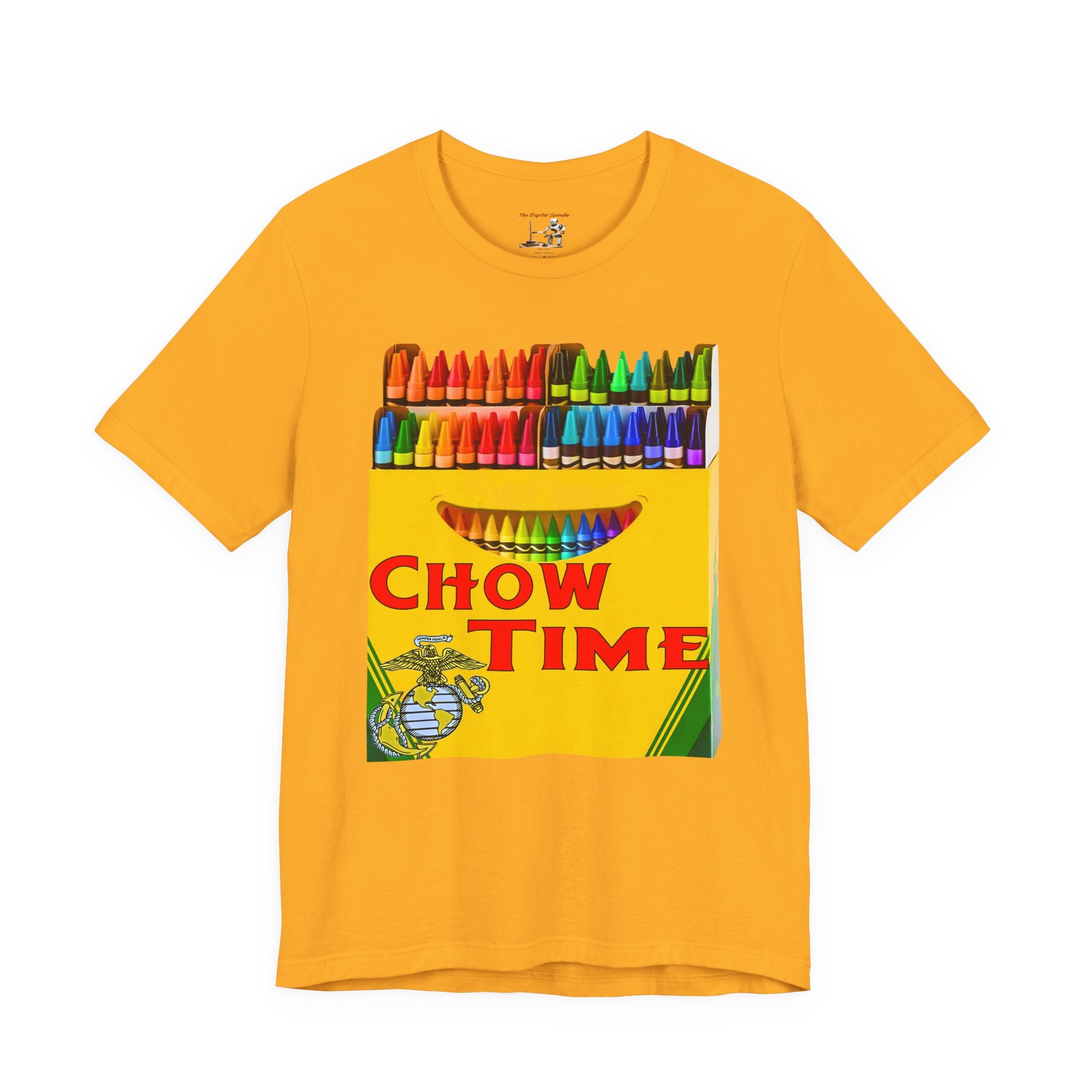 Chow Time Crayon Box T‑Shirt — Colorful Retro Kids’ Art Tee