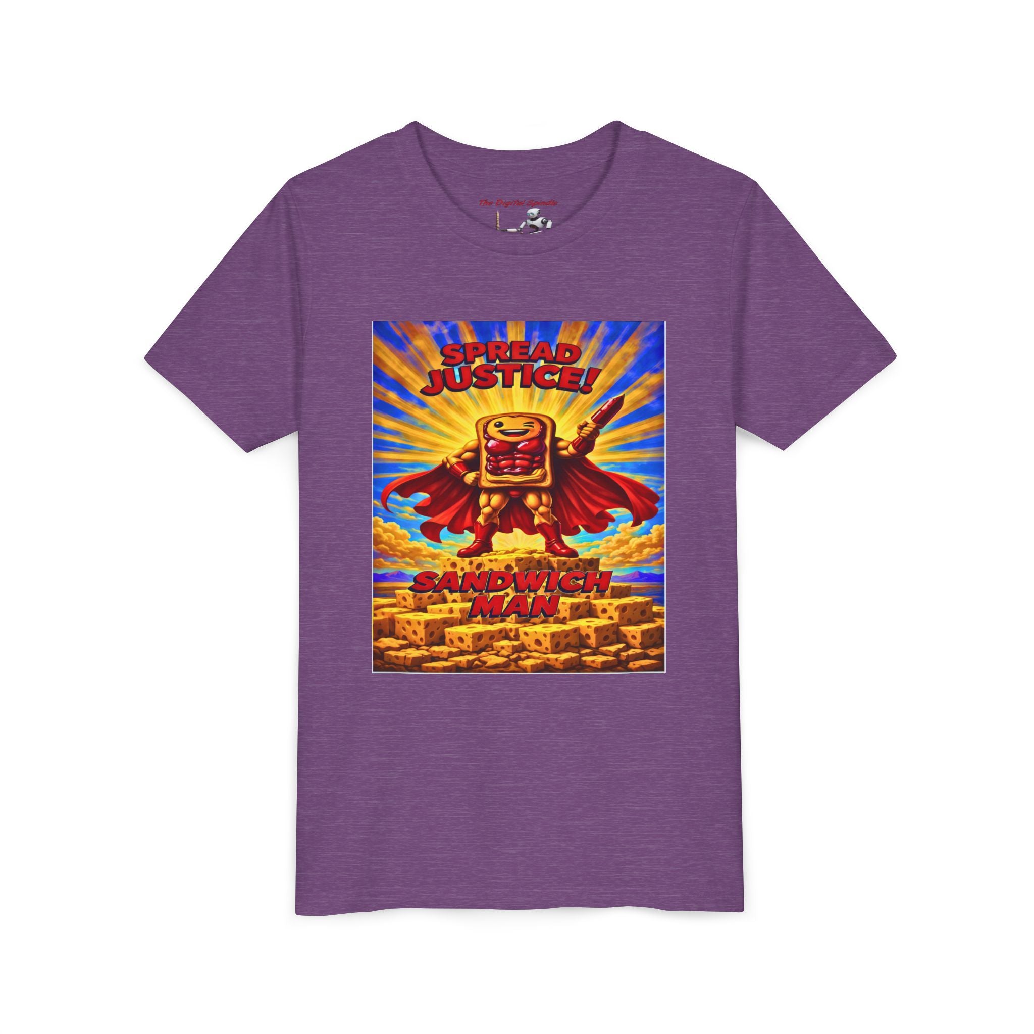 Sandwich Man Superhero Graphic