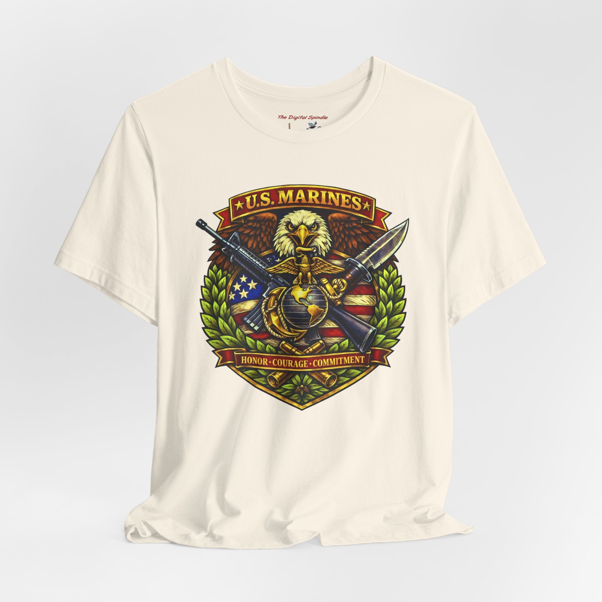 U.S. Marines Honor Courage Commitment Tee