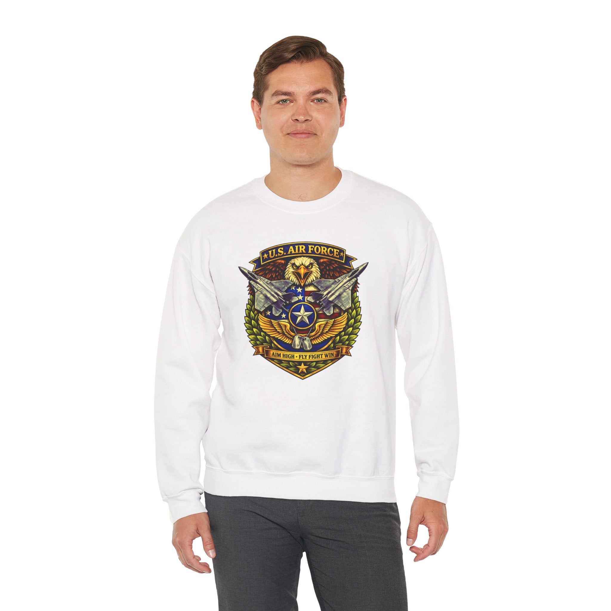 U.S. Air Force Aim High, Fly Fight Win Crewneck Sweatshirt