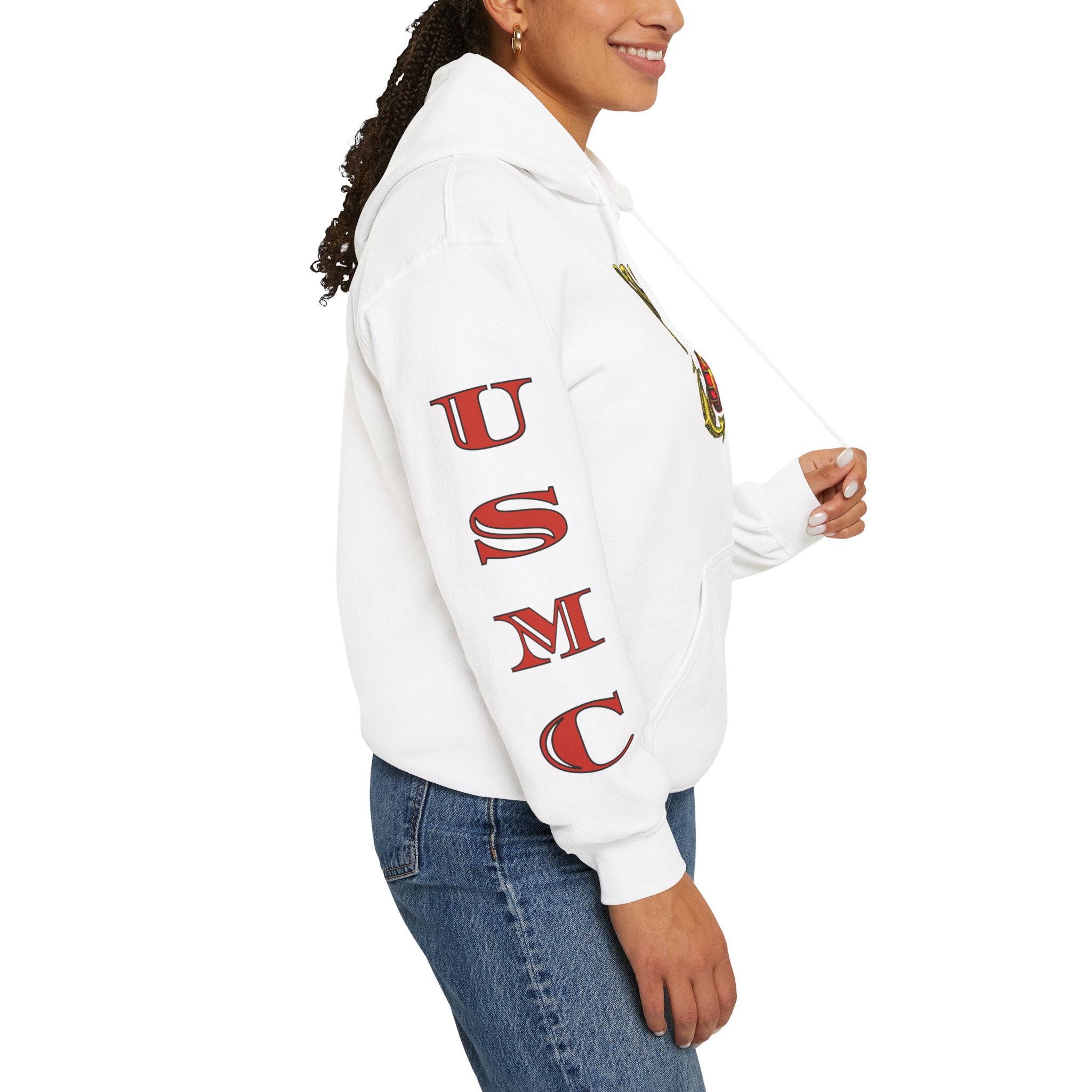 USMC Eagle Globe & Anchor Pullover Hoodie