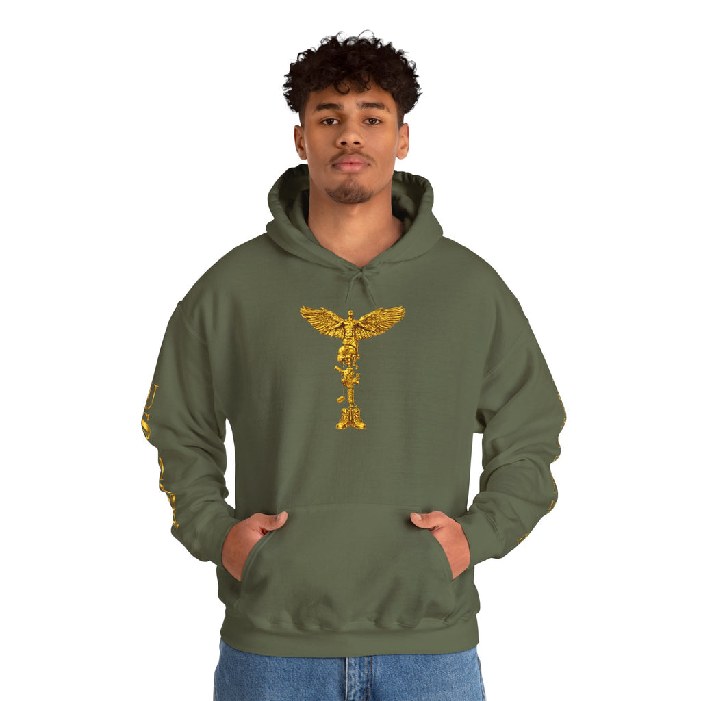 US Army Veteran Crest Hoodie — Military Emblem Sweatshirt