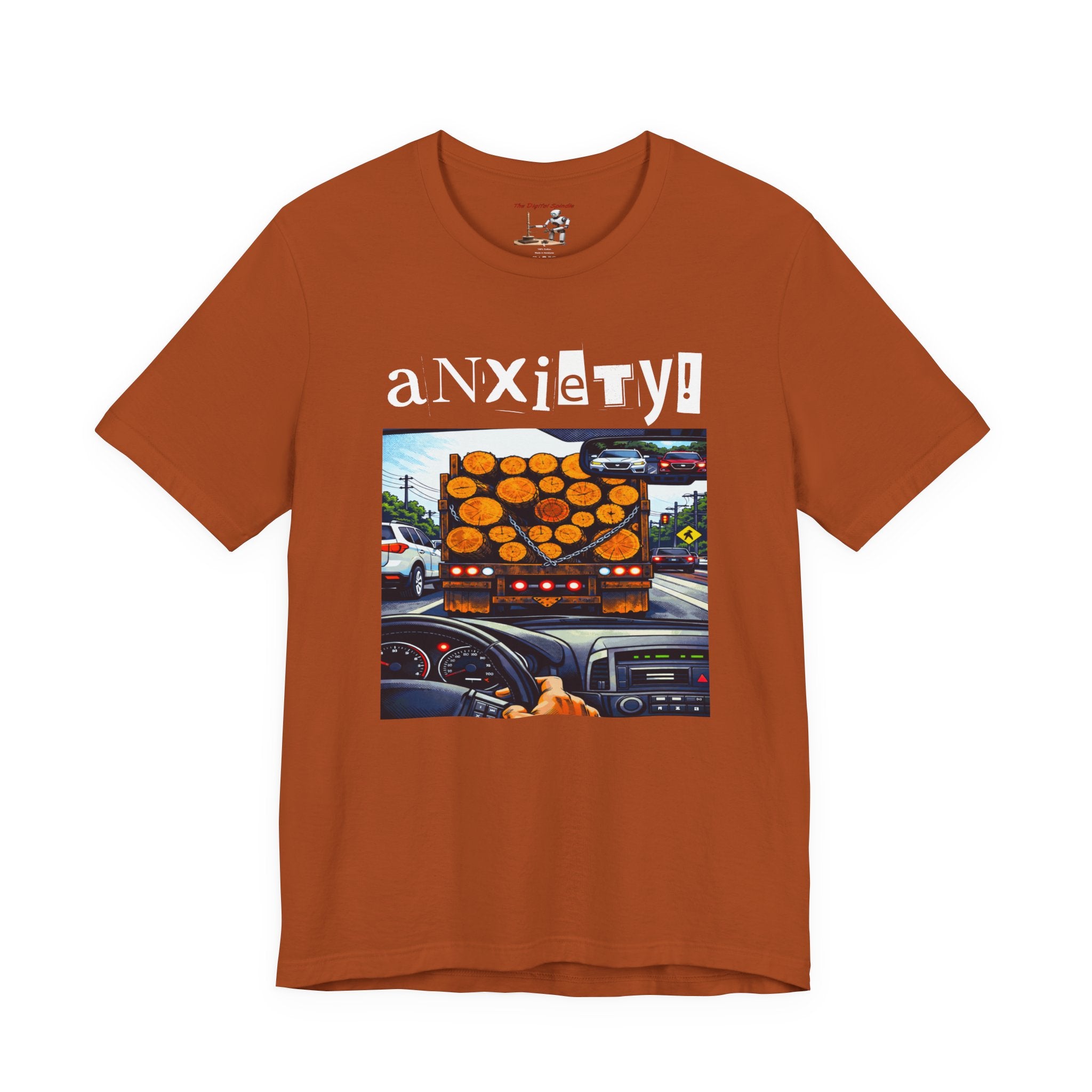 Anxiety GEN X/Millennial Graphic Tee — Humorous Mental Health T-Shirt