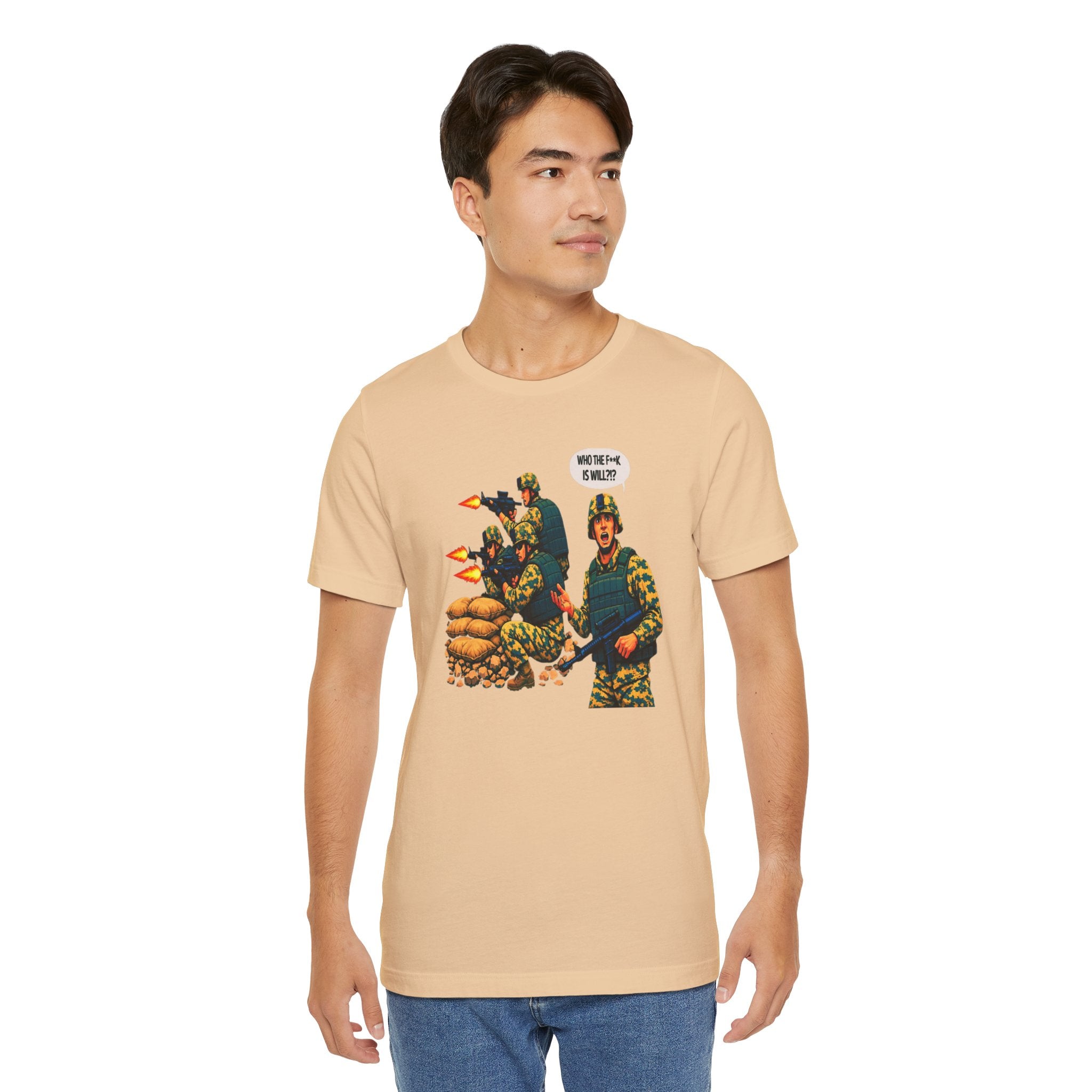 'Who the F**K is Will?' Military Retro Shirt