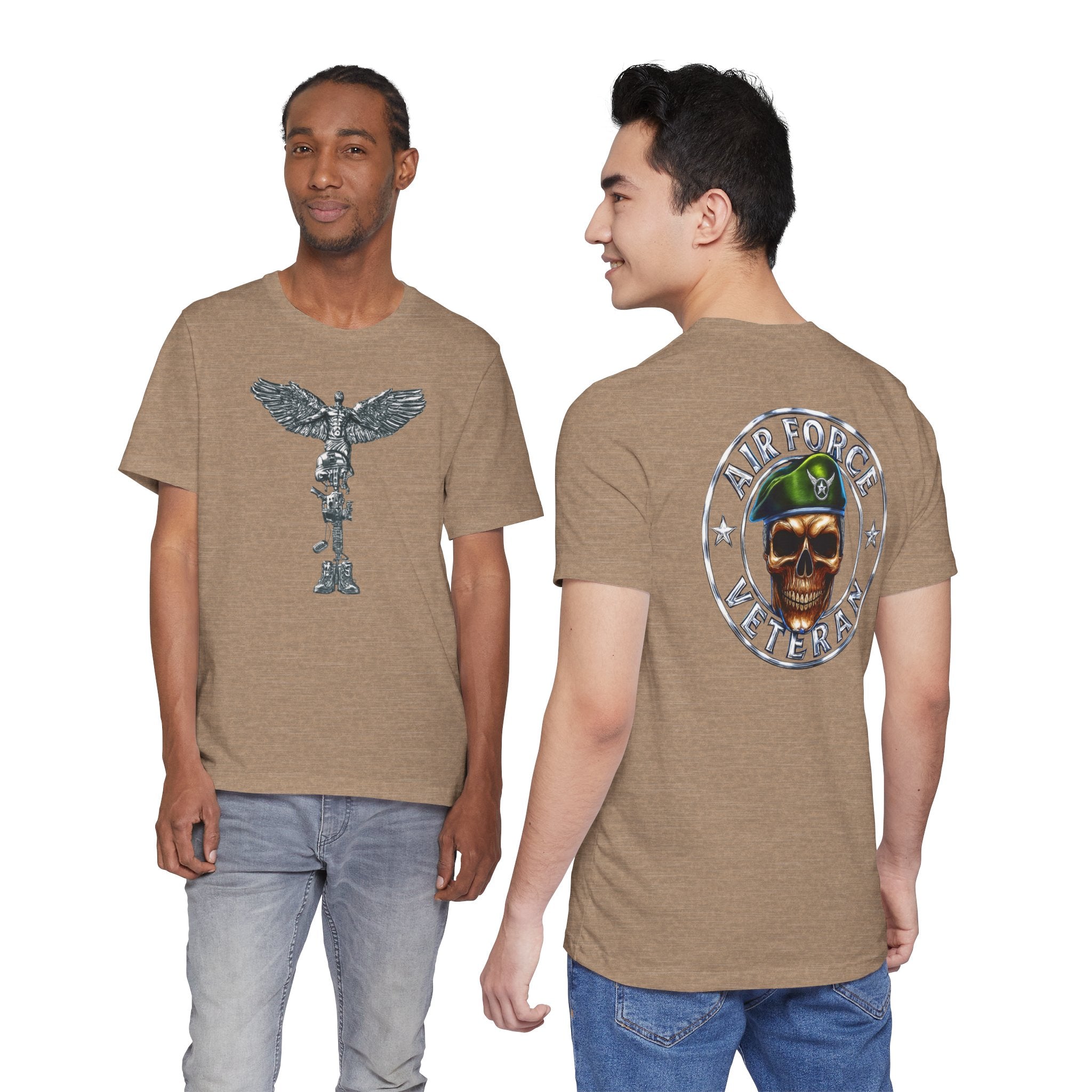 Air Force Veteran Skull T-Shirt
