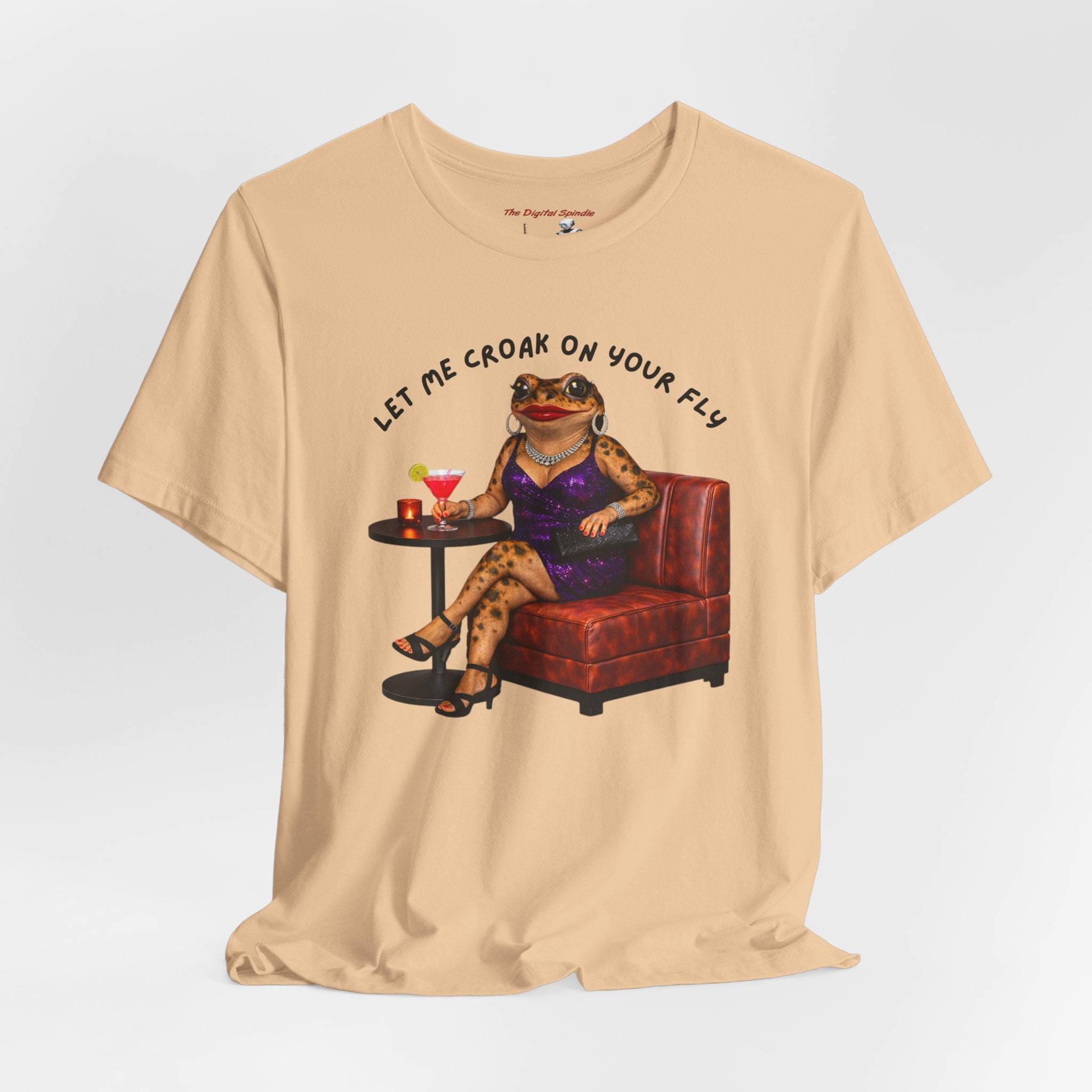 "Let Me Croak On Your Fly" Vintage Cocktail Graphic Tee