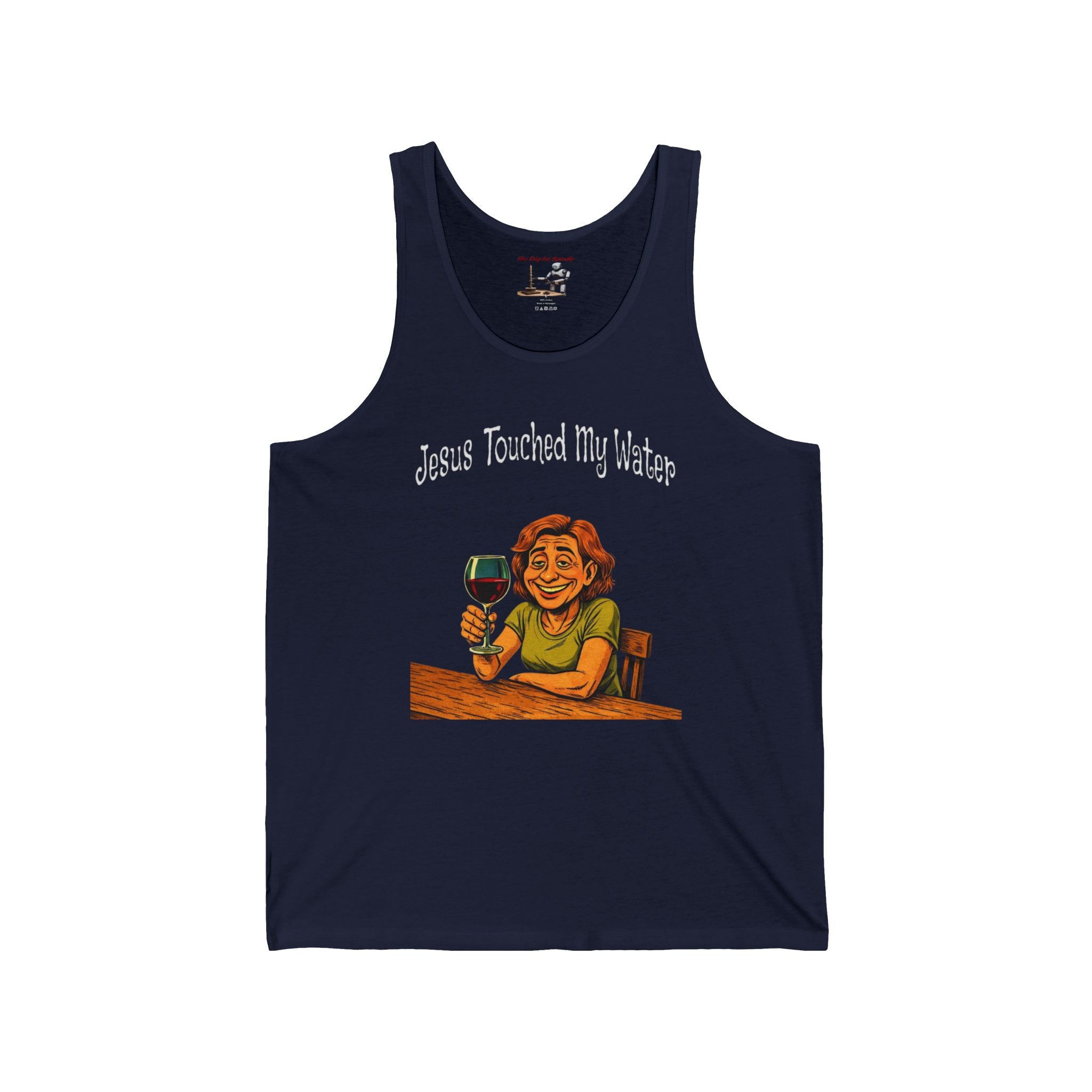 Jesus Touched My Water Tank Top — Funny Christian Wine Lover Tank