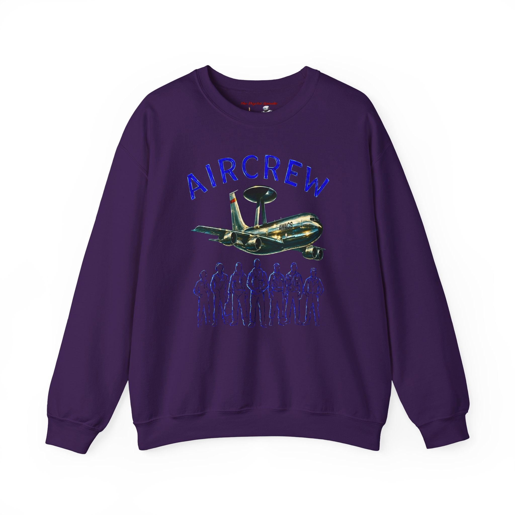 Aircrew Military Plane Graphic Sweatshirt