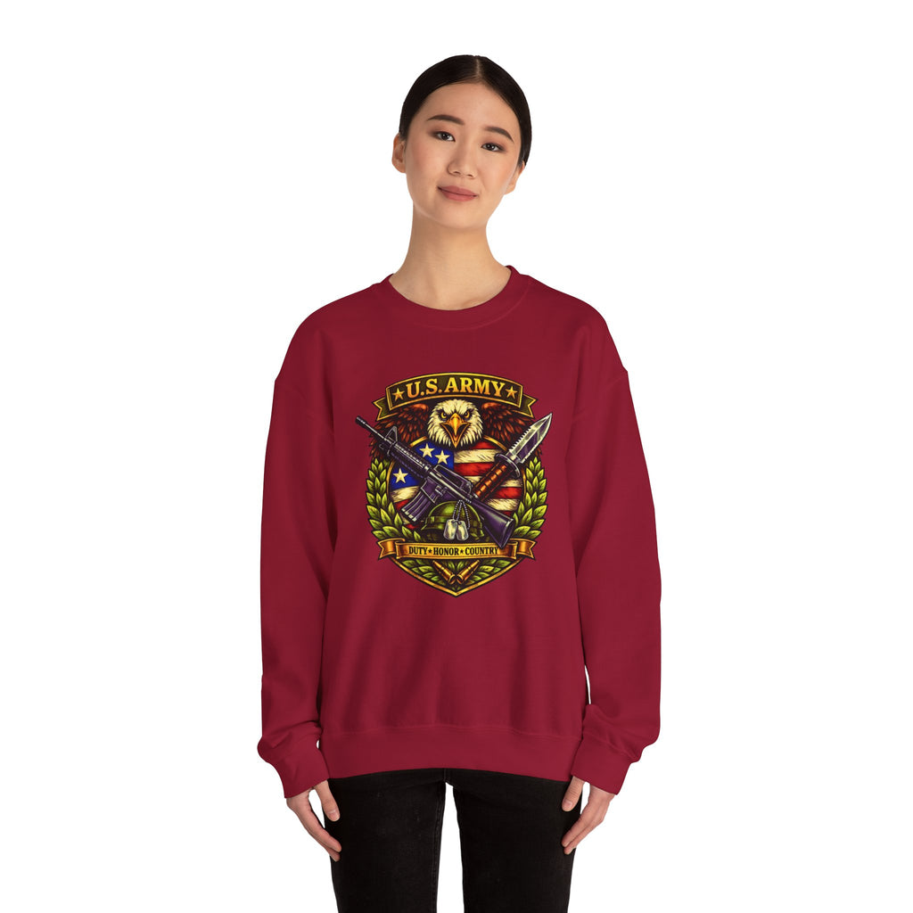 U.S. Army Duty, Honor, Country Crewneck Sweatshirt