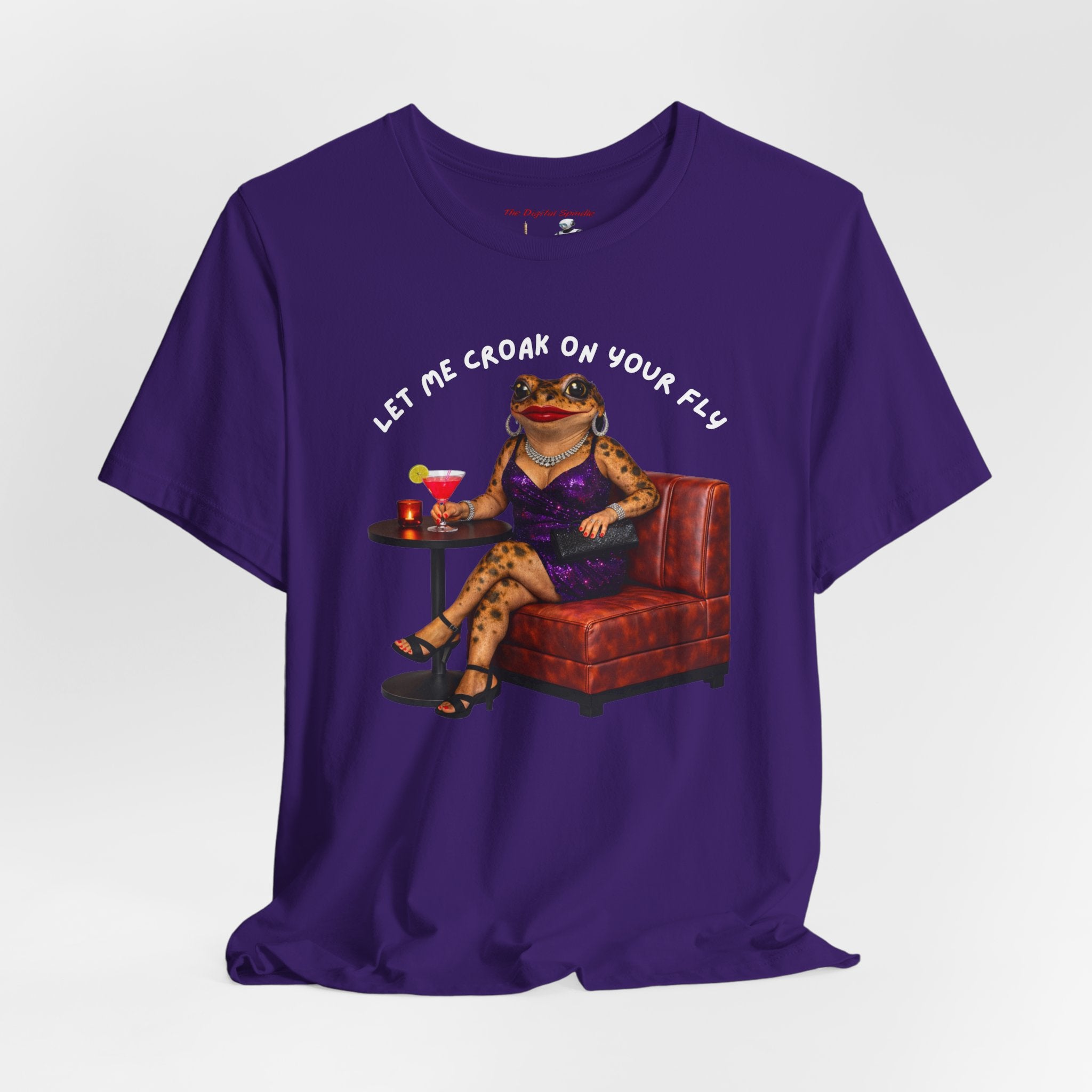 "Let Me Croak On Your Fly" Funny Amphibian Graphic T‑Shirt