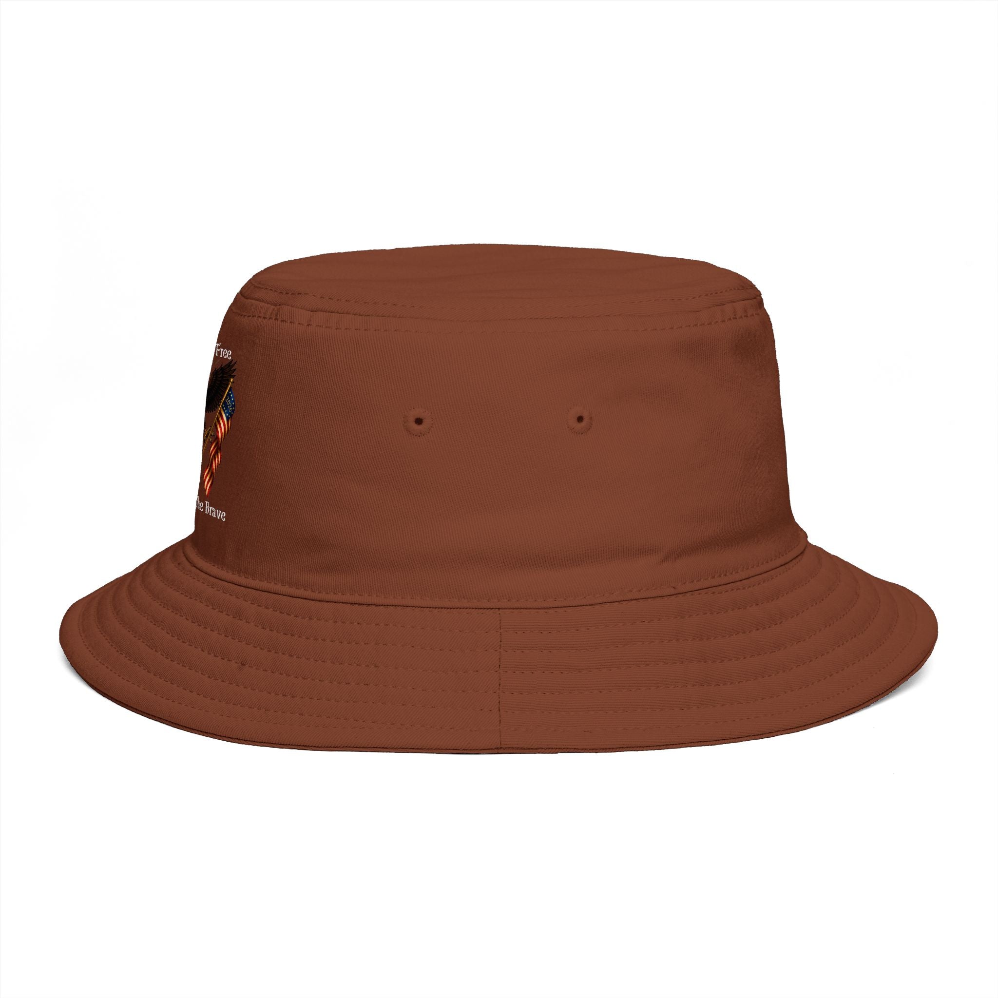 "Land of the Free, Home of the Brave" Bucket Hat