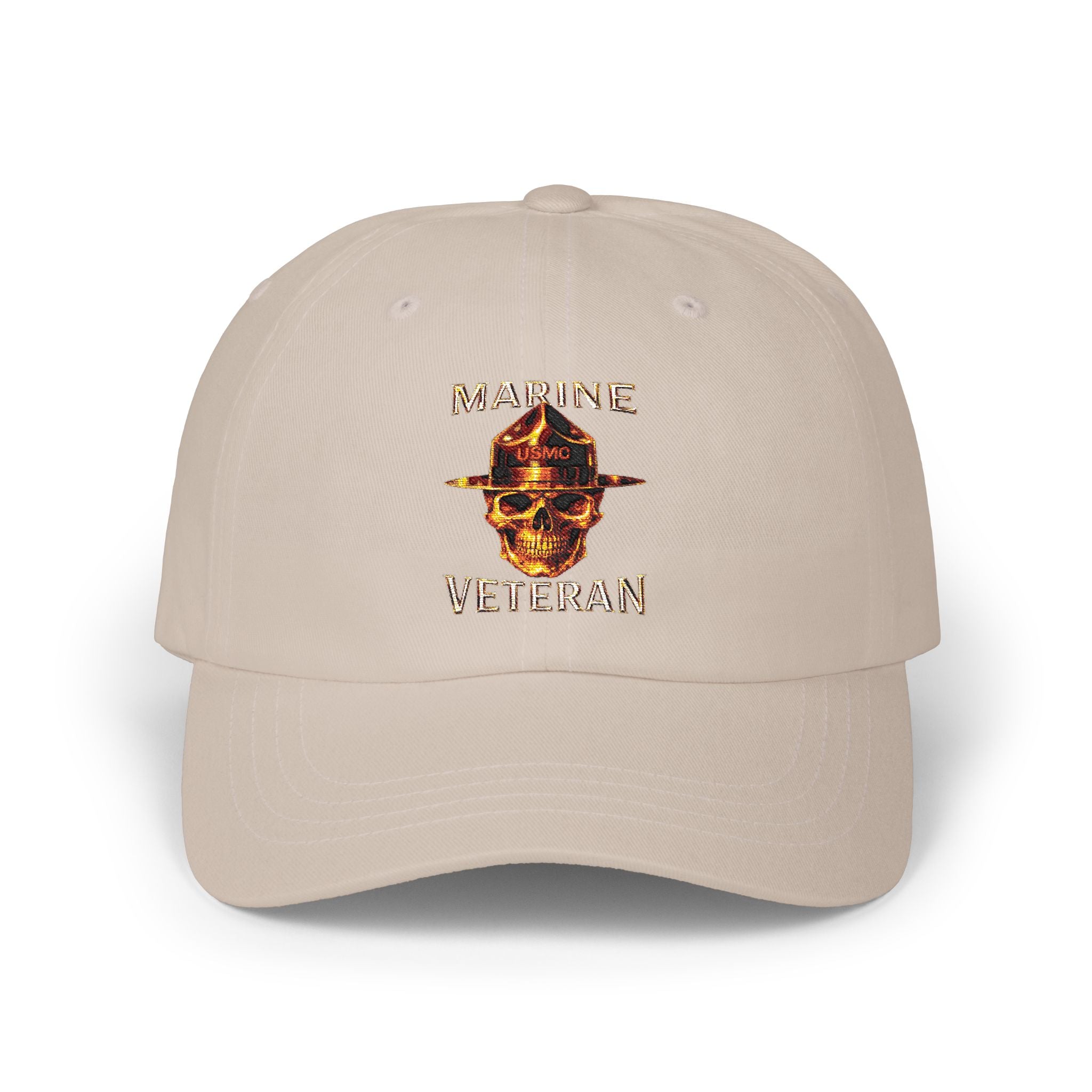 Marine Veteran Patch Dad Cap
