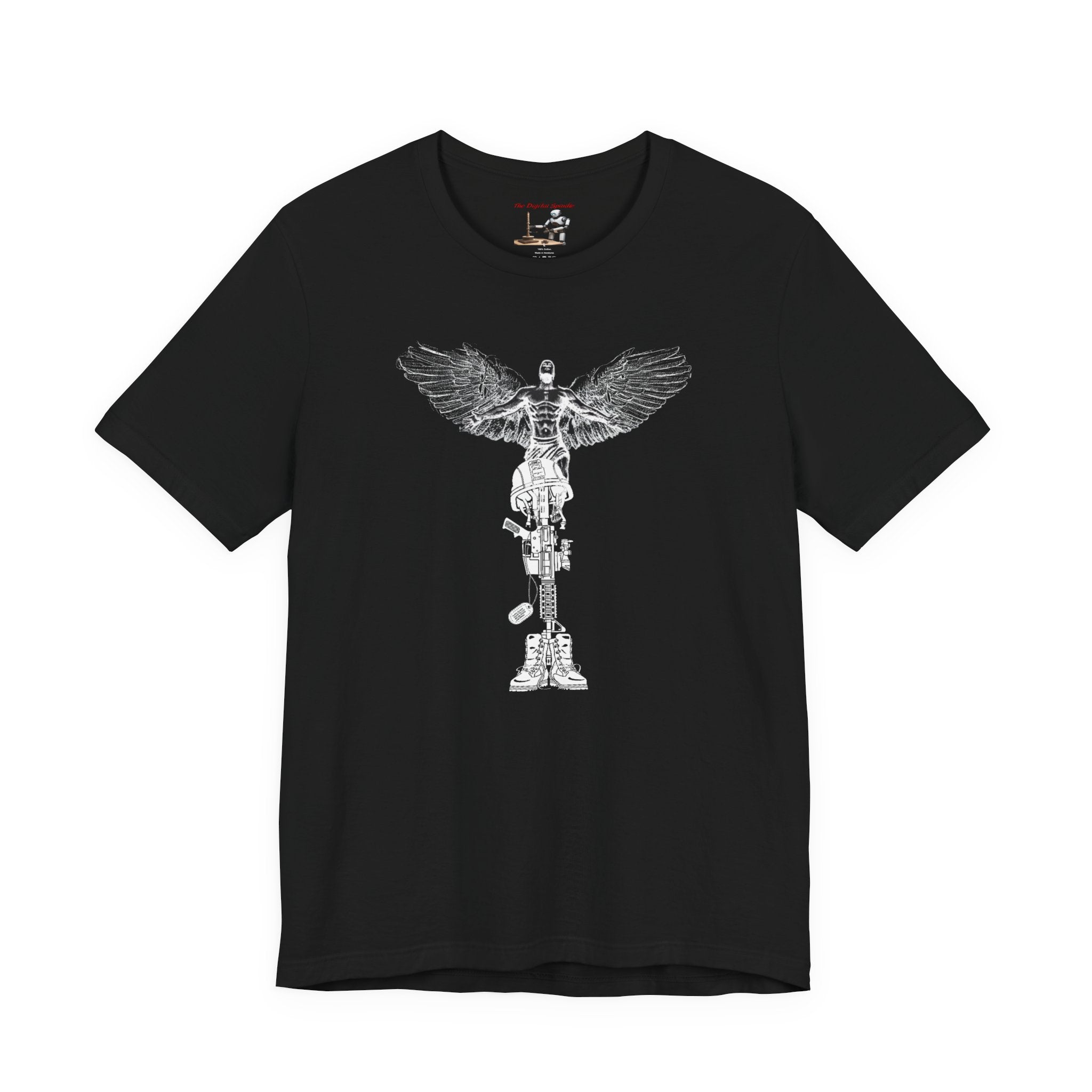 Military Tribute T-Shirt — "The Fight Never Ends, Stronger Together" Graphic Tee