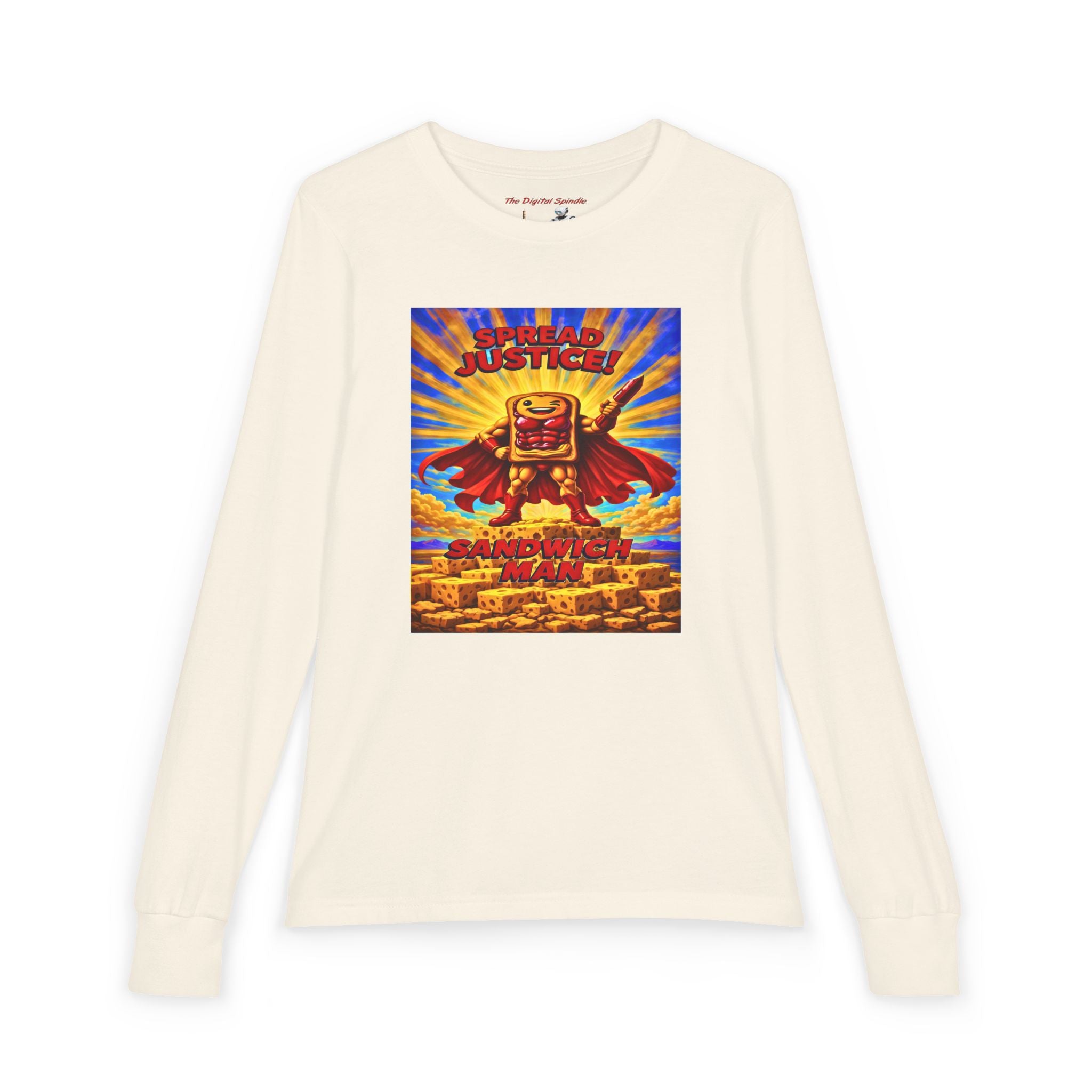'Spread Justice' Superhero Sandwich Graphic Tee
