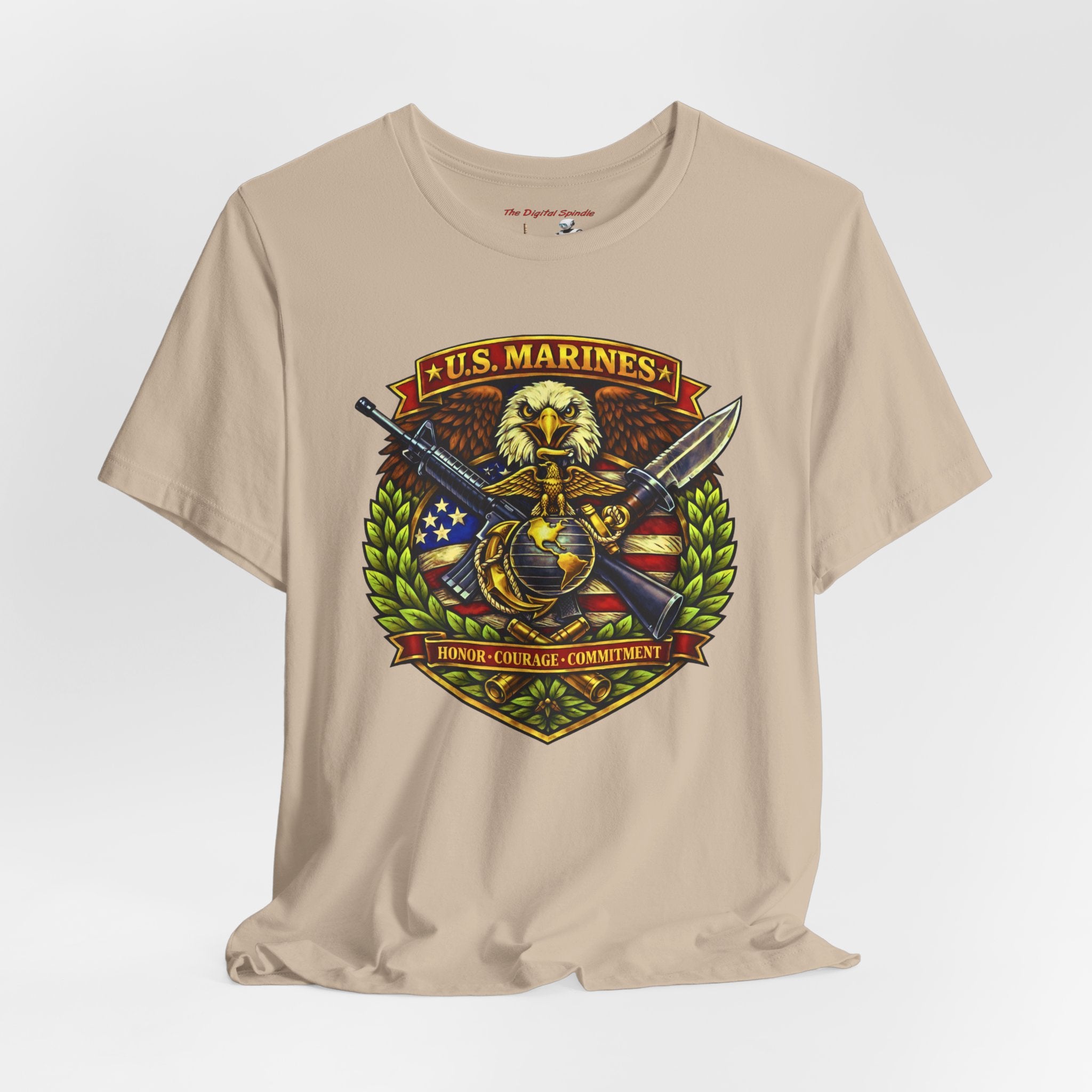 U.S. Marines Honor Courage Commitment Tee