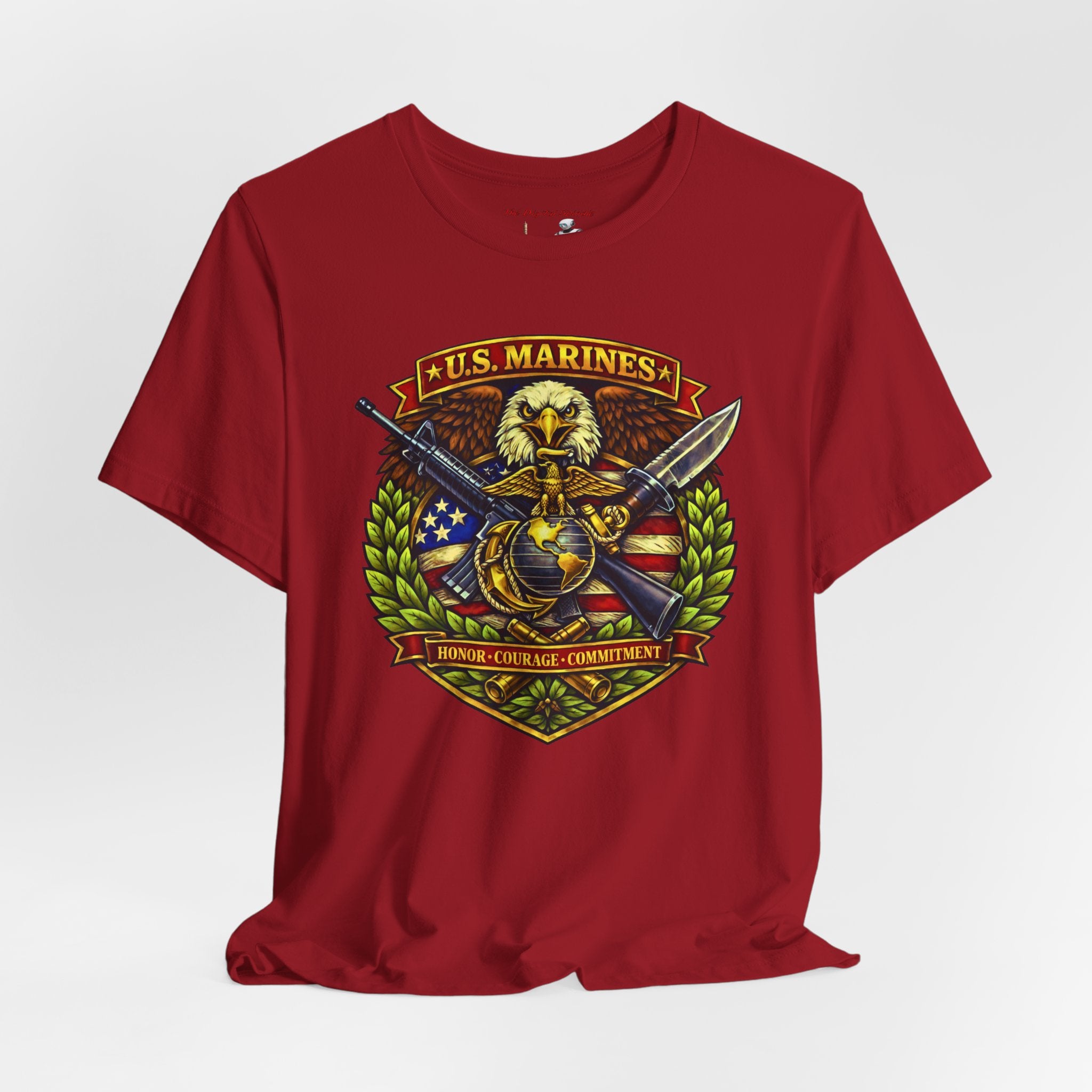 U.S. Marines Honor Courage Commitment Tee