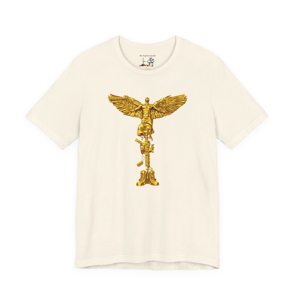 Fallen Soldier Rising Angel T-Shirt — Patriotic Military Veteran Tee